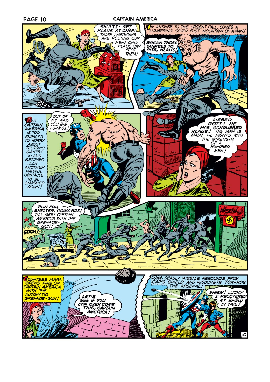Read online Captain America Comics comic -  Issue #10 - 11