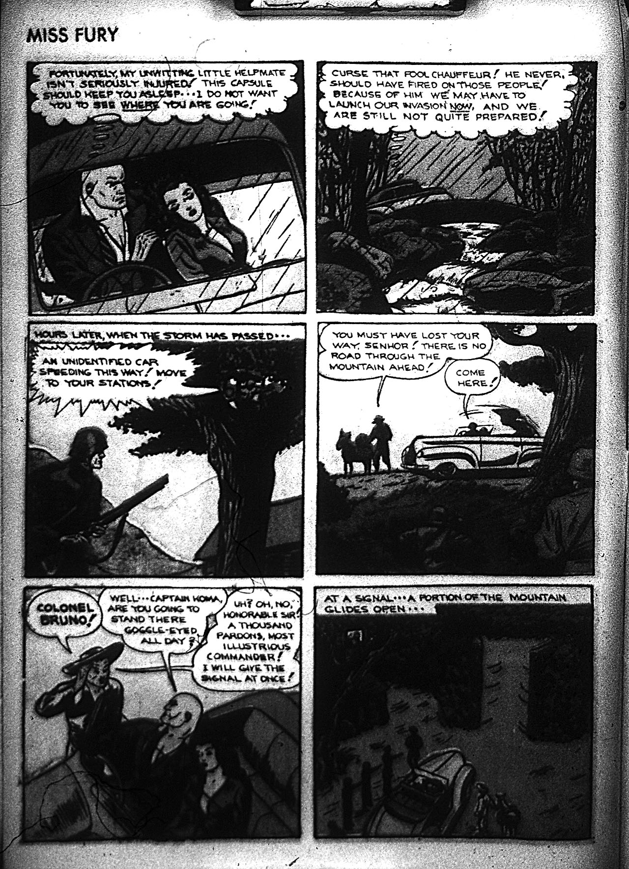 Read online Miss Fury (1942) comic -  Issue #3 - 6