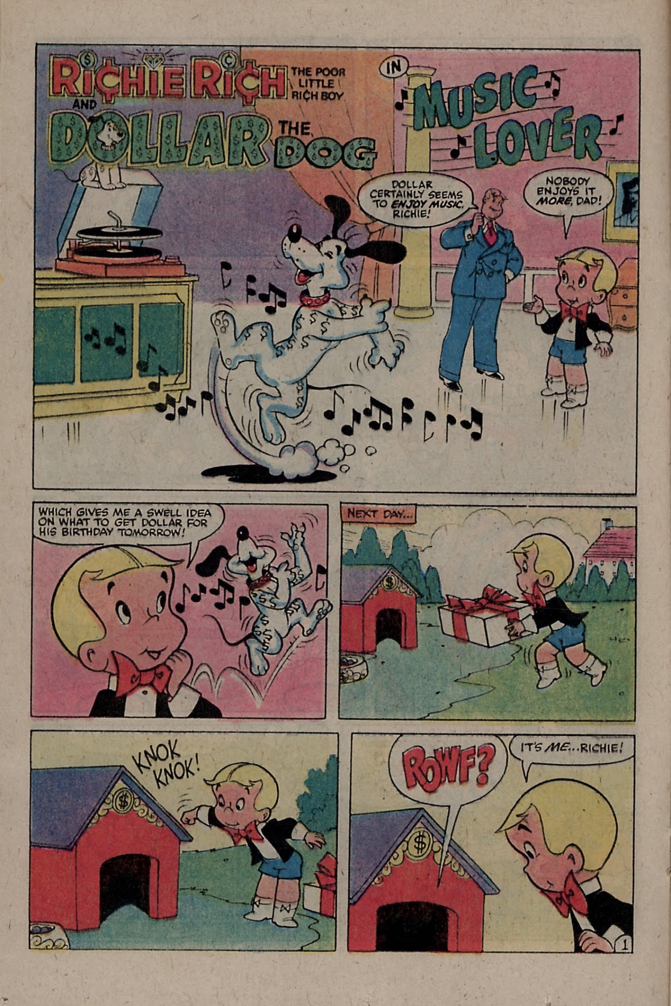 Read online Richie Rich & Dollar the Dog comic -  Issue #7 - 24