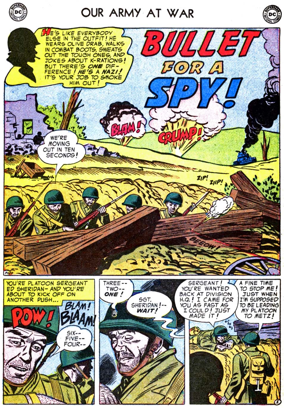 Read online Our Army at War (1952) comic -  Issue #26 - 19