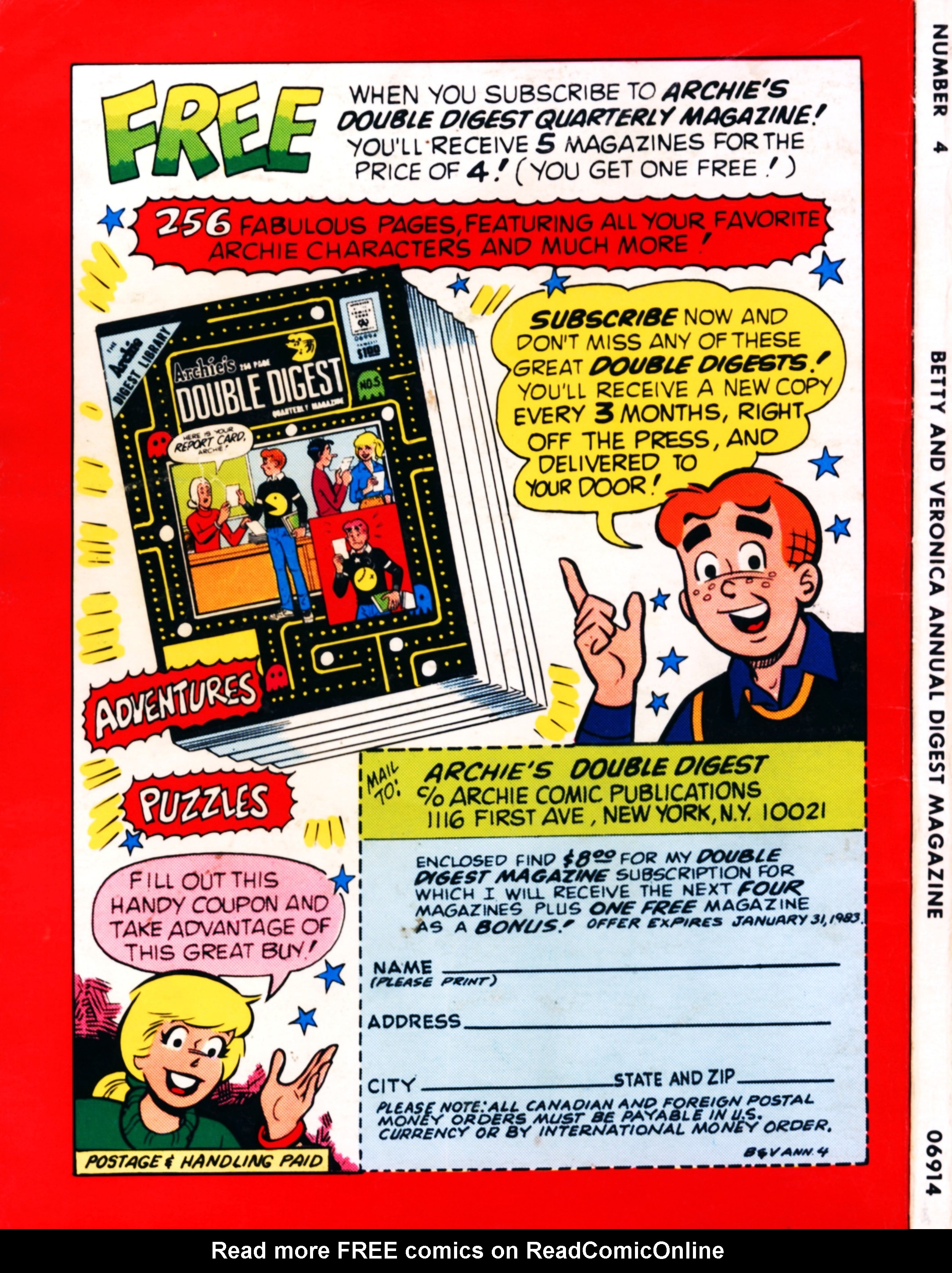 Read online Betty and Veronica Digest Magazine comic -  Issue #4 - 132