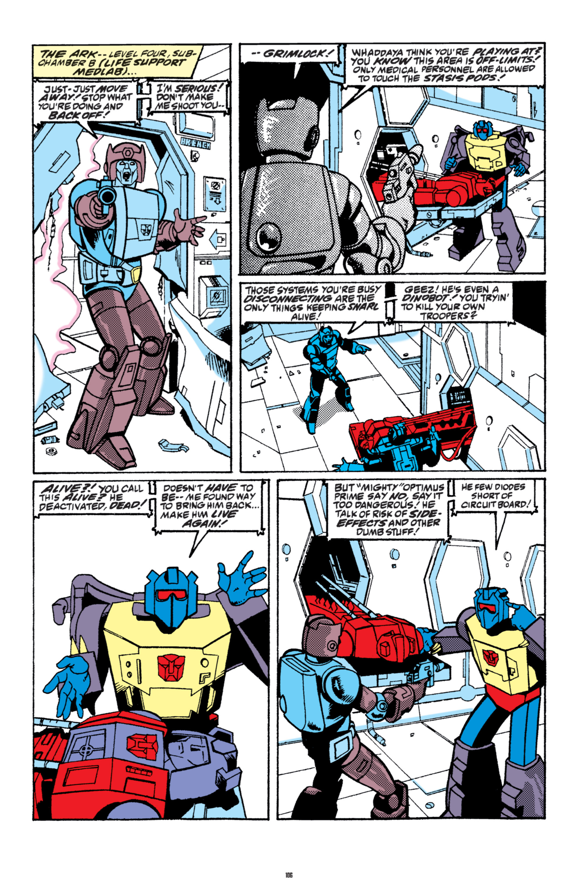 Read online The Transformers Classics comic -  Issue # TPB 6 - 106