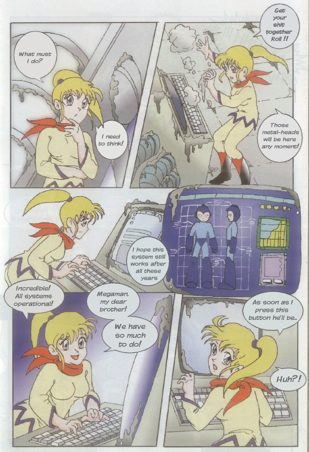 Novas Aventuras de Megaman 1 Page 9.