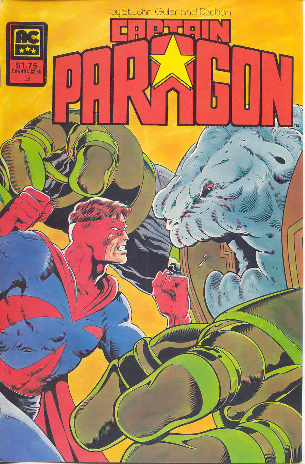 Read online Captain Paragon (1983) comic -  Issue #3 - 1