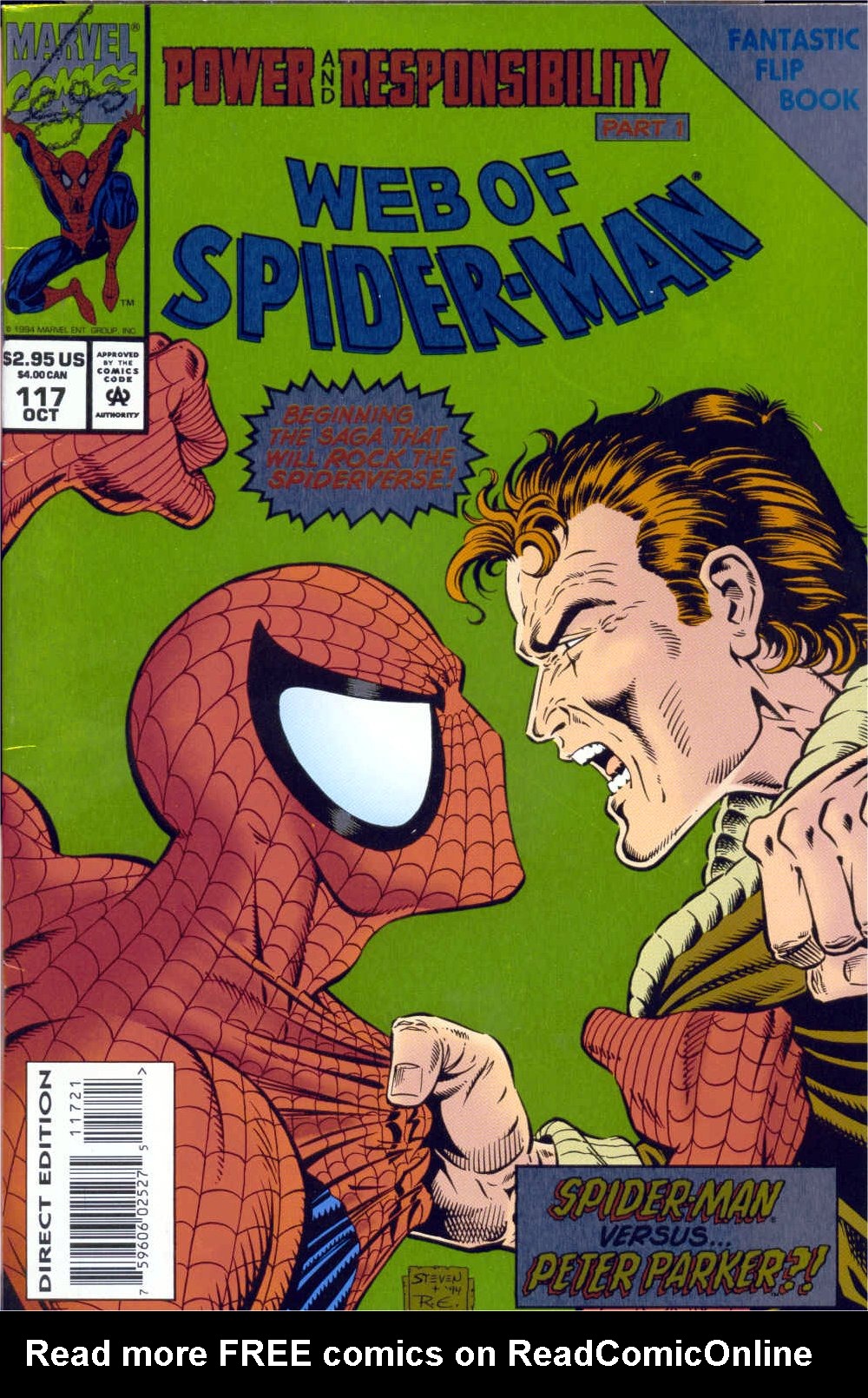 Read online Web of Spider-Man (1985) comic -  Issue #117 - 1