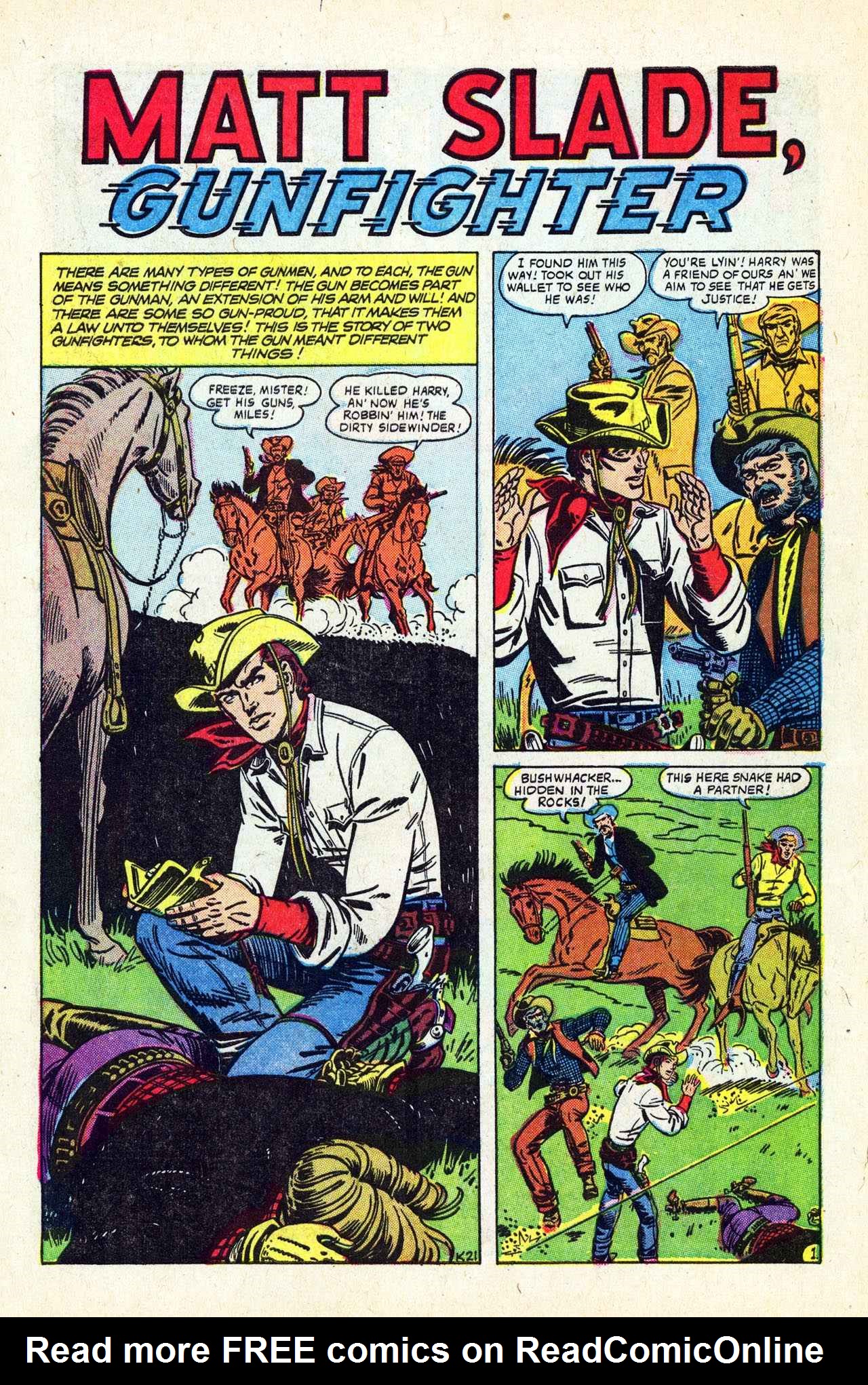 Read online Matt Slade, Gunfighter comic -  Issue #3 - 10