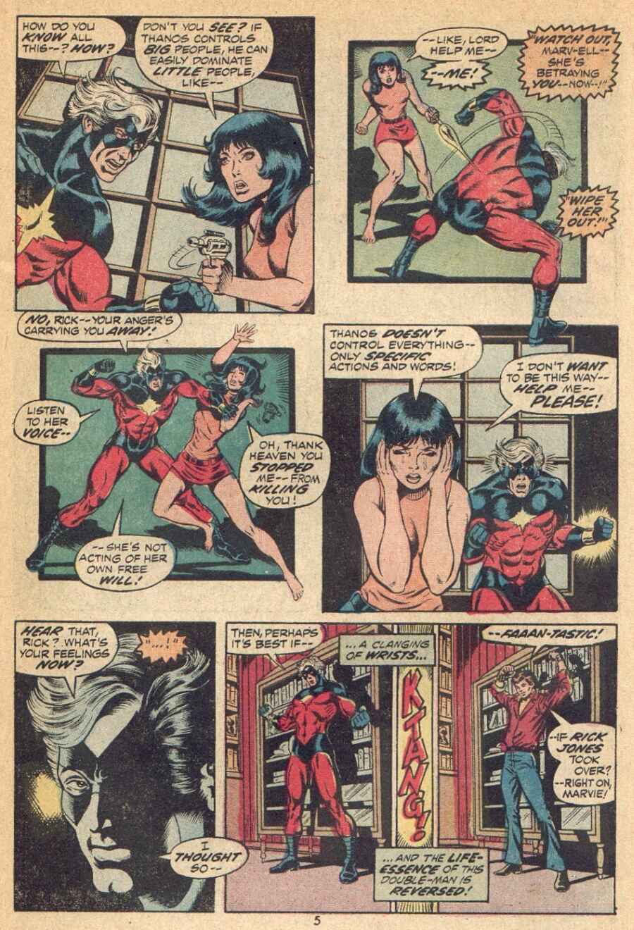Read online Captain Marvel (1968) comic -  Issue #26 - 5