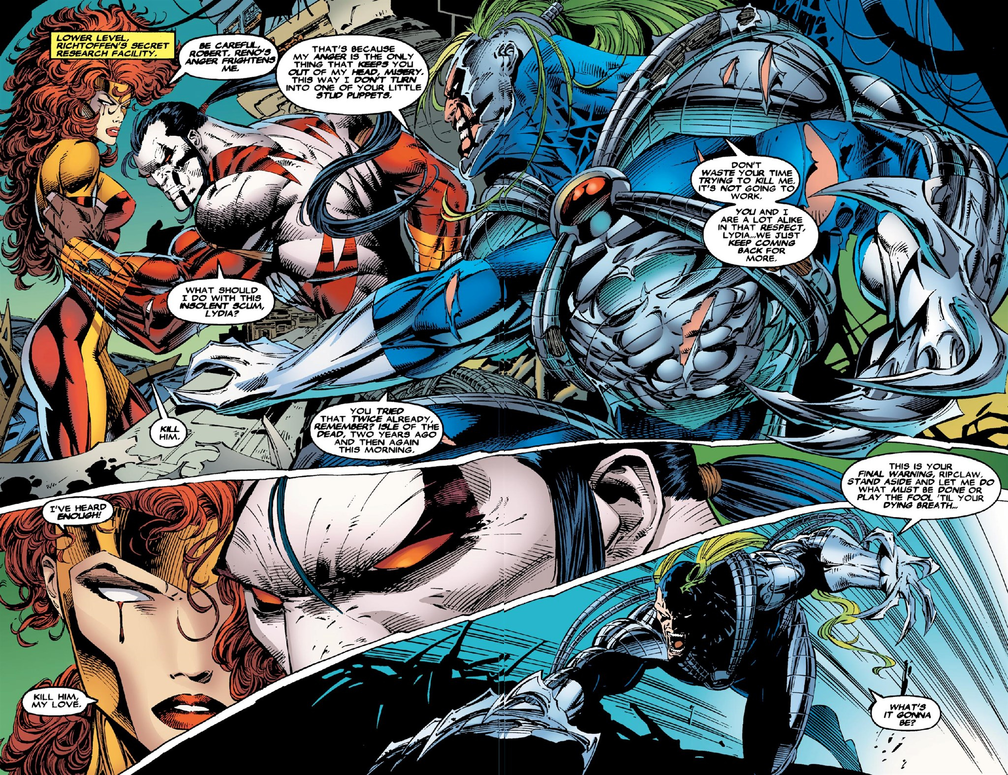 Read online Cyberforce (1992) comic -  Issue # _The Complete Cyberforce (Part 3) - 75