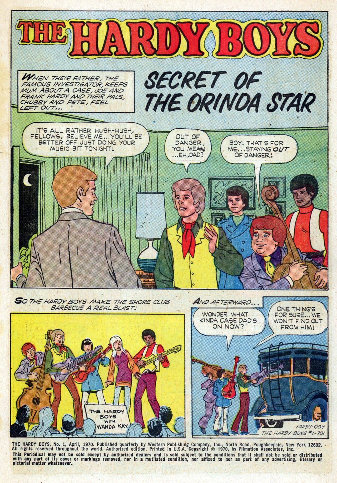 Read online The Hardy Boys (1970) comic -  Issue #1 - 3