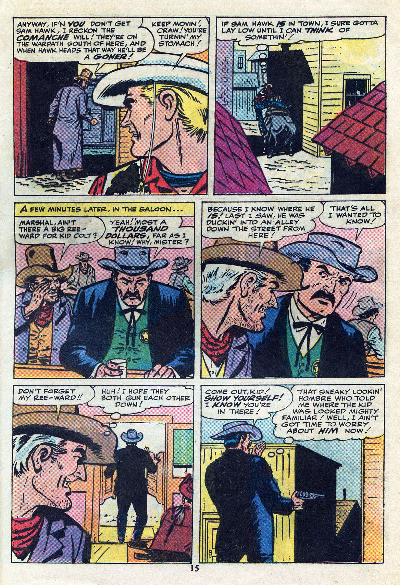 Read online Kid Colt Outlaw comic -  Issue #181 - 16