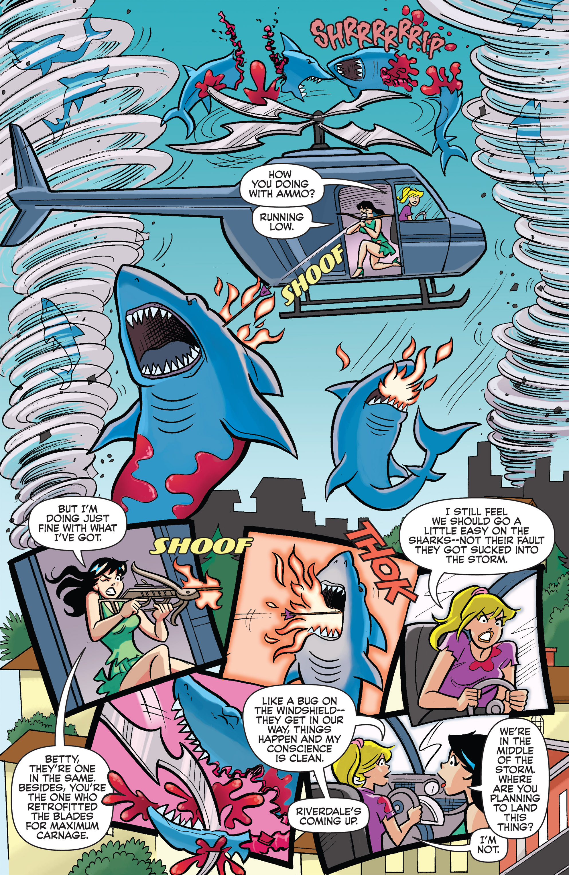 Read online Archie vs. Sharknado comic -  Issue #Archie vs. Sharknado Full - 25