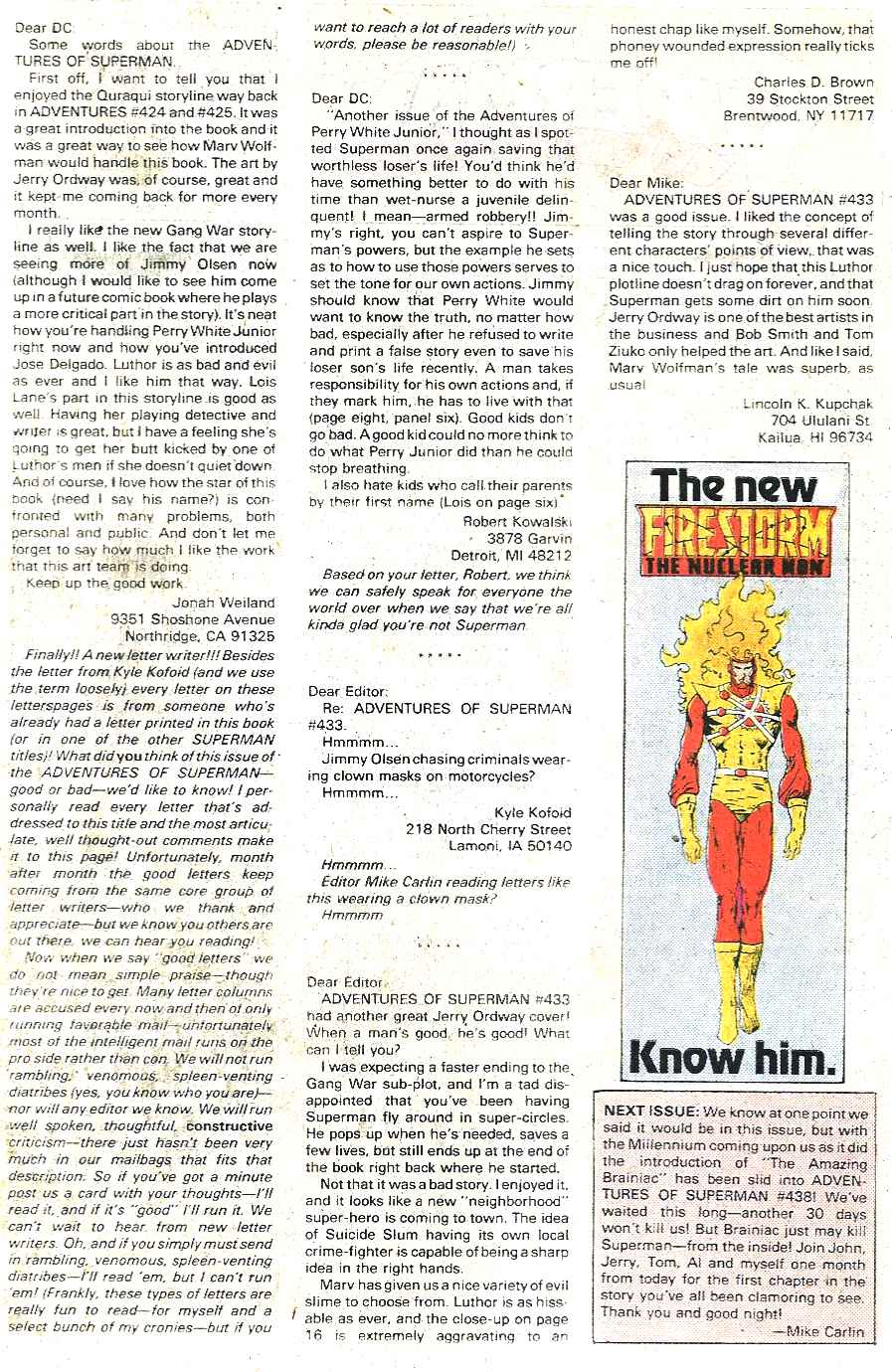 Read online Adventures of Superman (1987) comic -  Issue #437 - 24