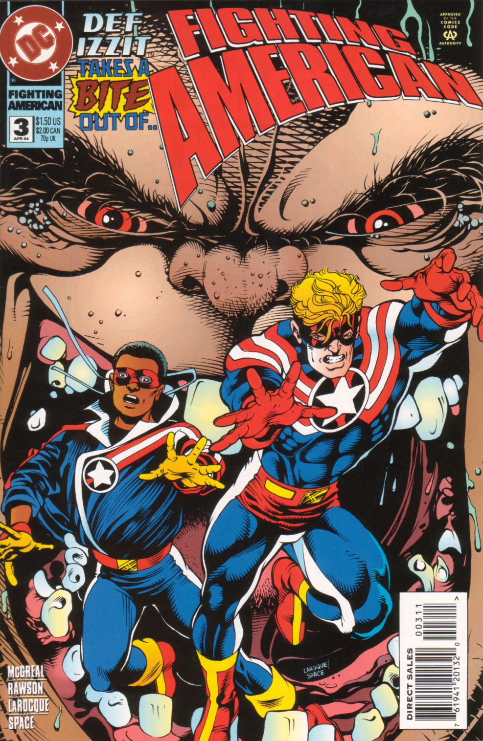 Read online Fighting American (1994) comic -  Issue #3 - 1