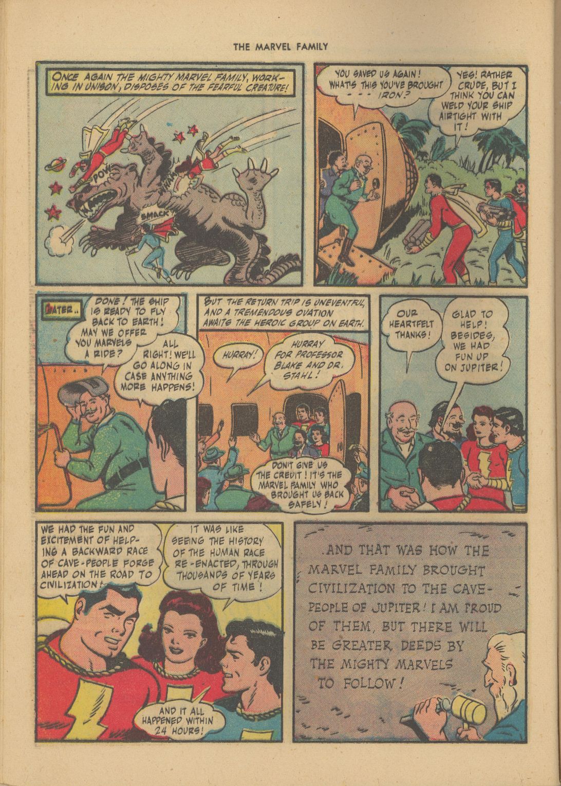 Read online The Marvel Family comic -  Issue #5 - 16