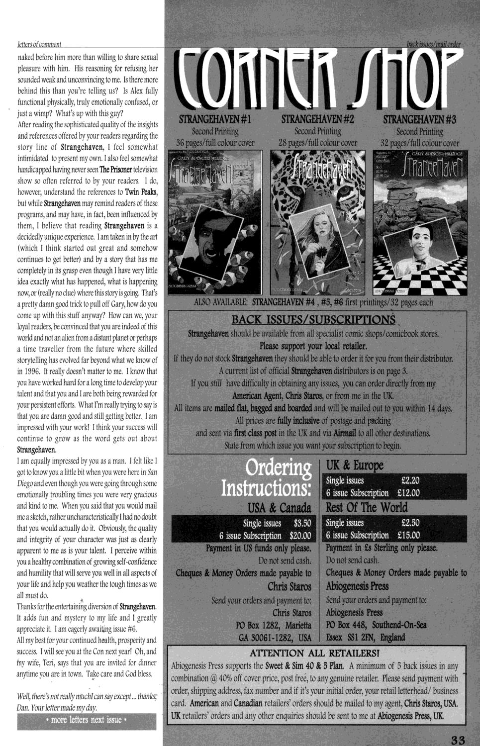 Read online Strangehaven comic -  Issue #6 - 33