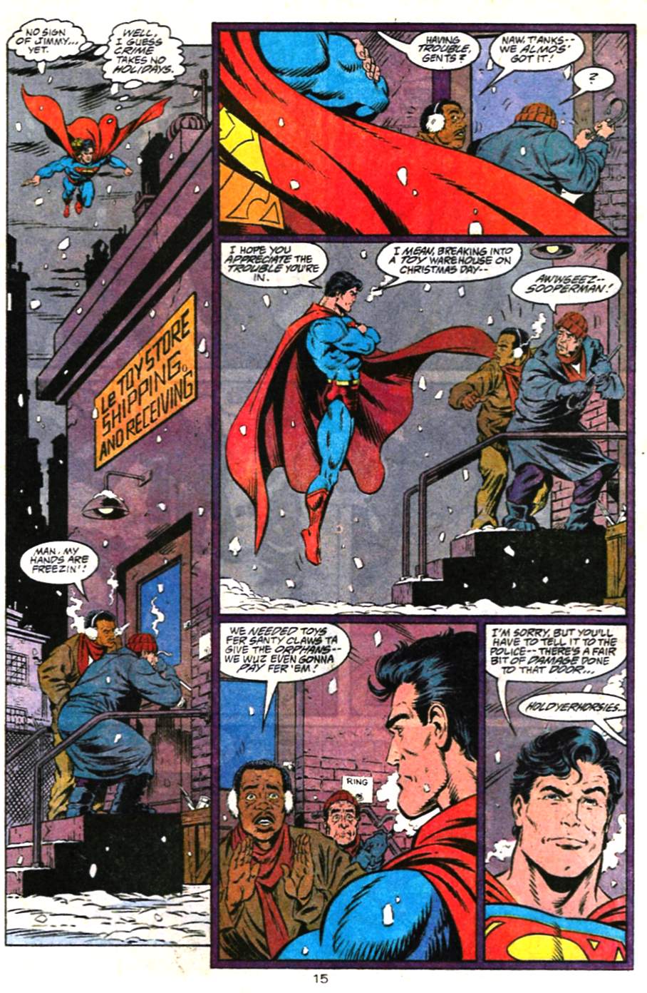 Read online Adventures of Superman (1987) comic -  Issue #487 - 16