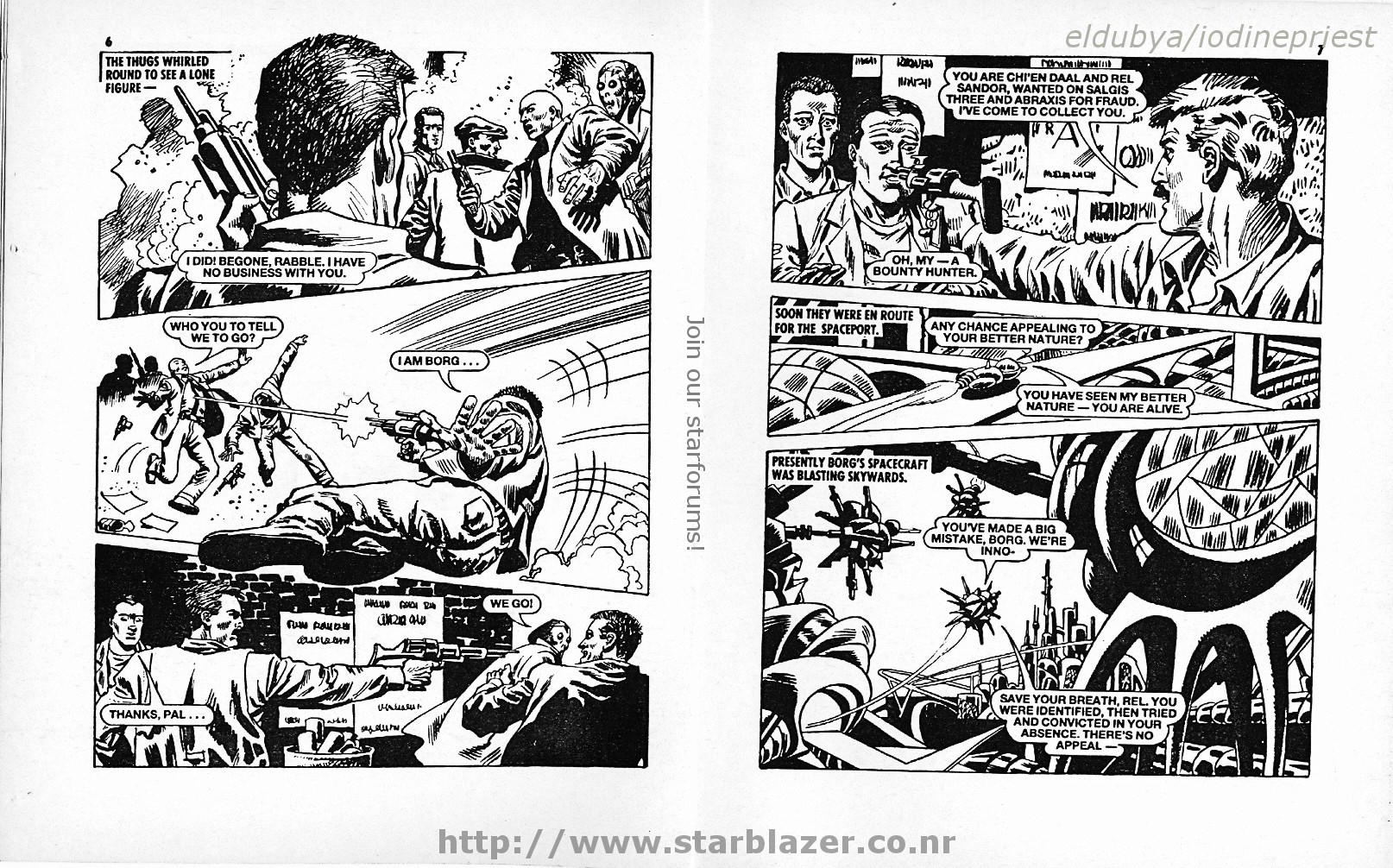 Read online Starblazer comic -  Issue #208 - 5