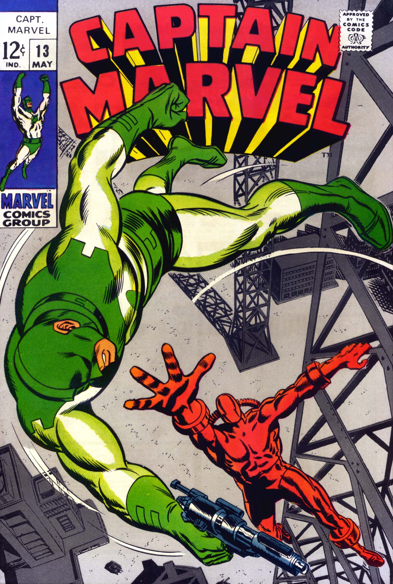 Read online Captain Marvel (1968) comic -  Issue #13 - 1