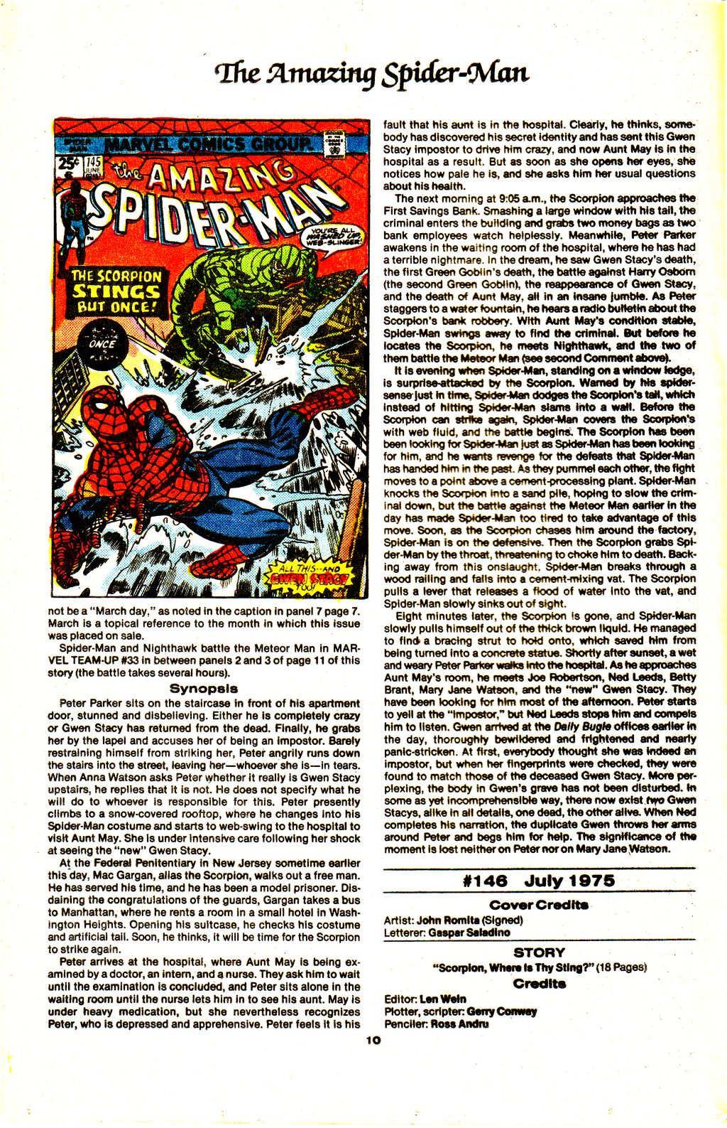 Read online The Official Marvel Index to The Amazing Spider-Man comic -  Issue #6 - 12