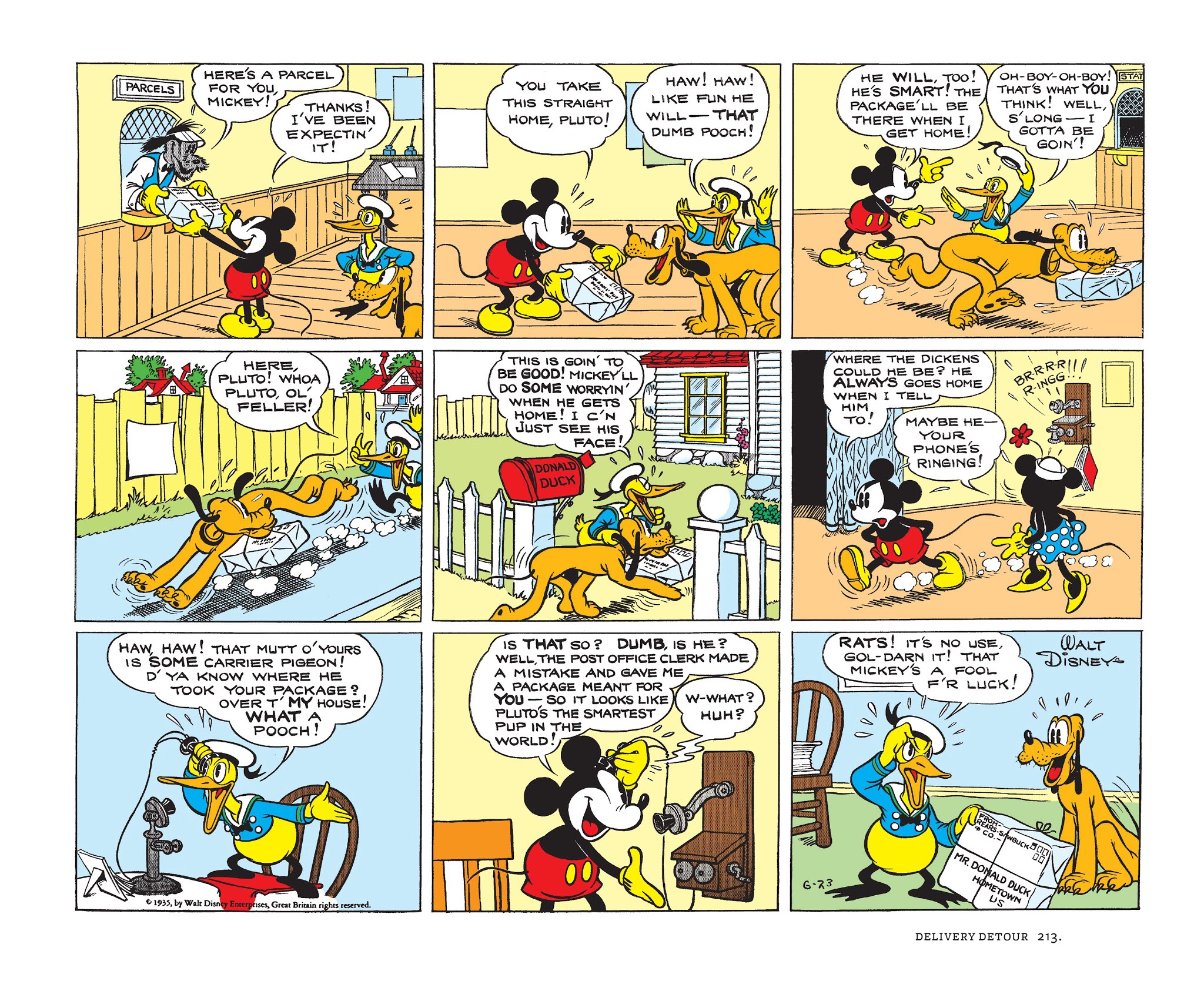 Read online Walt Disney's Mickey Mouse Color Sundays comic -  Issue # TPB 1 (Part 3) - 13