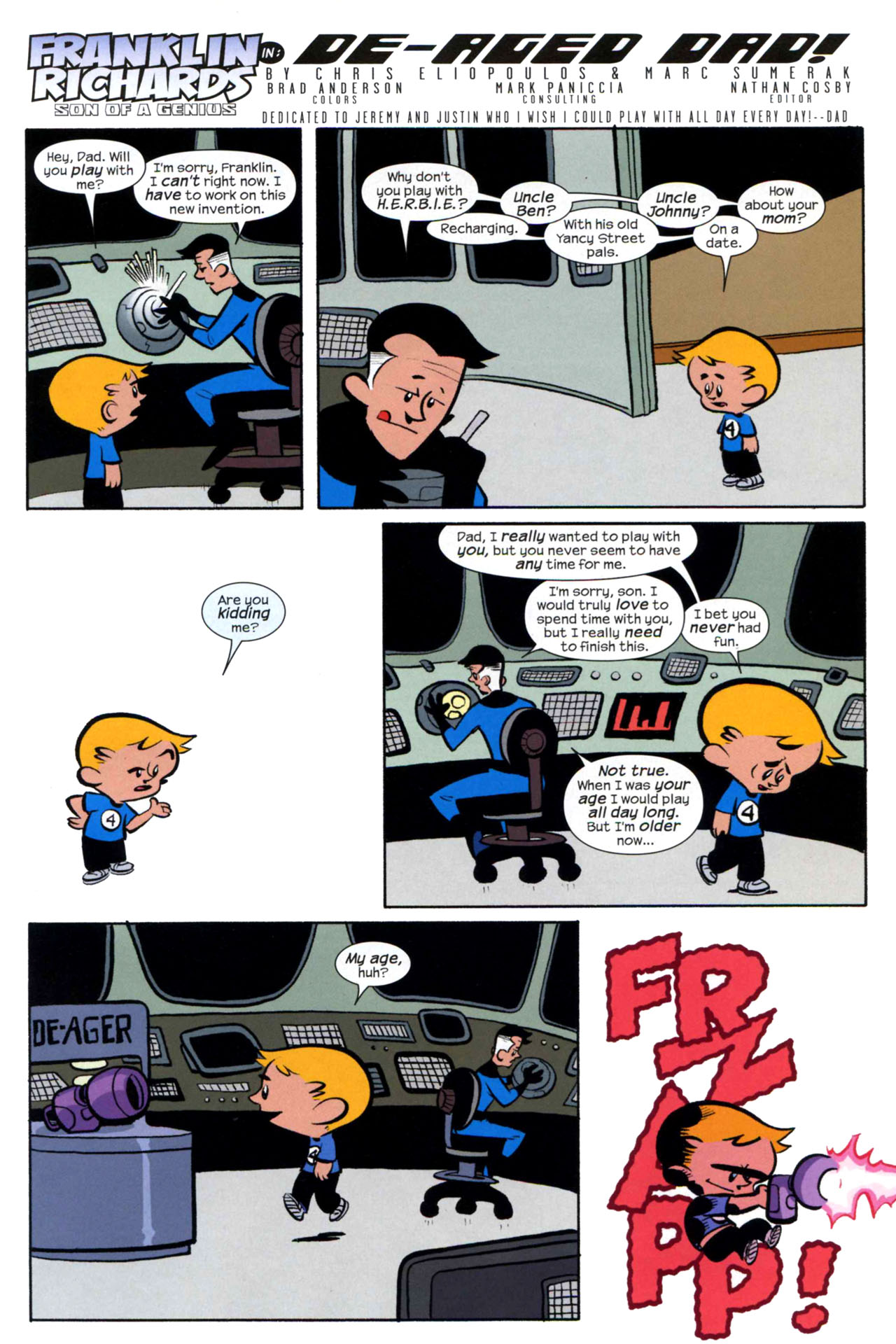 Read online Franklin Richards: Summer Smackdown! comic -  Issue # Full - 8