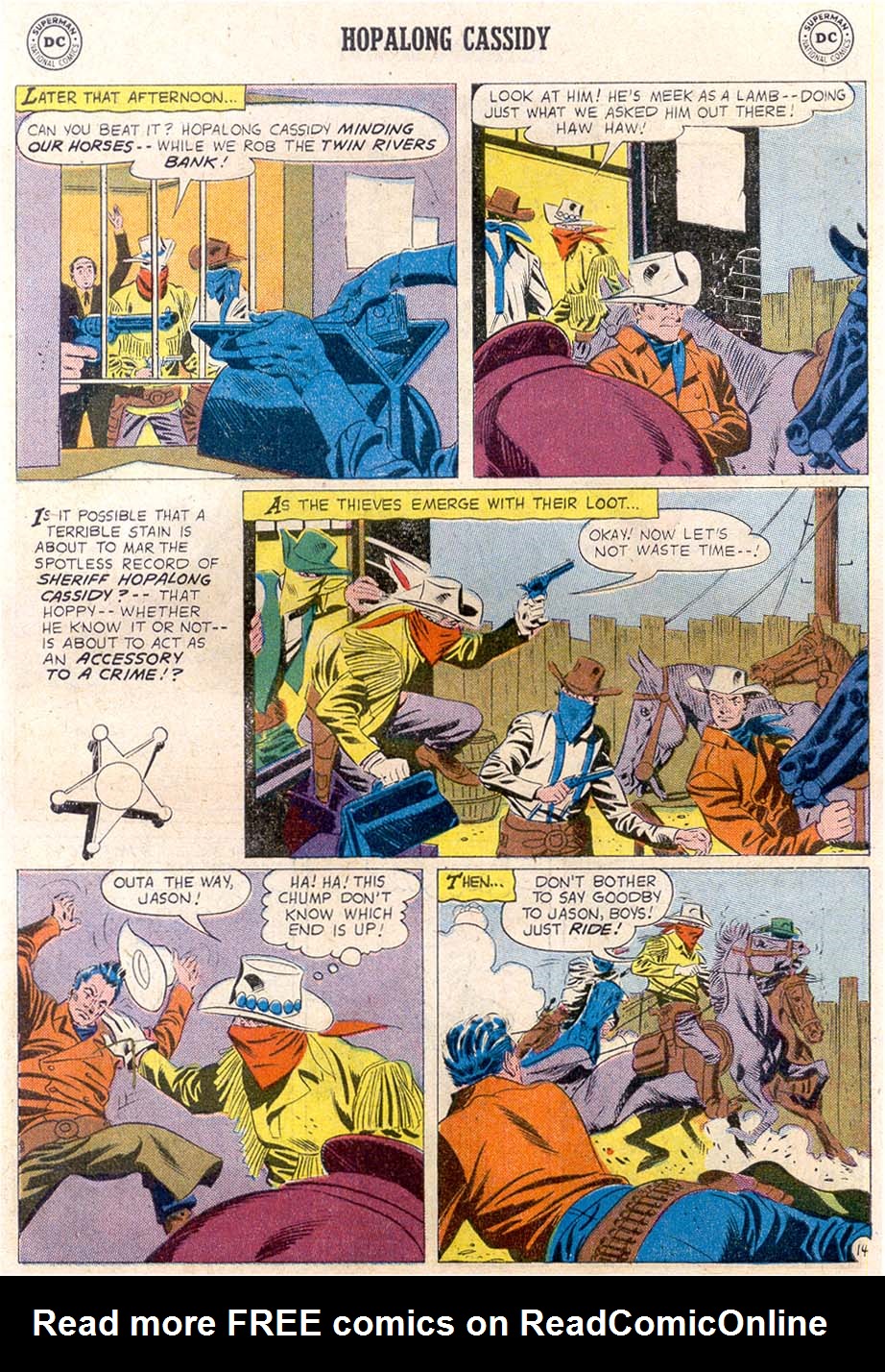 Read online Hopalong Cassidy comic -  Issue #134 - 19