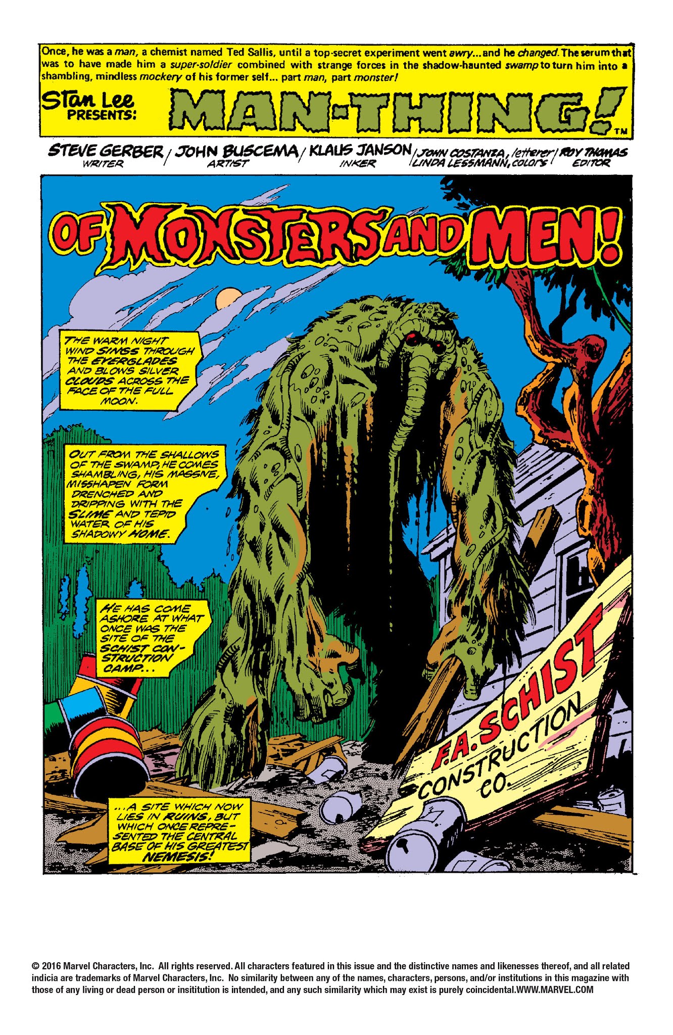 Read online Man-Thing by Steve Gerber: The Complete Collection comic -  Issue # TPB 2 (Part 2) - 7