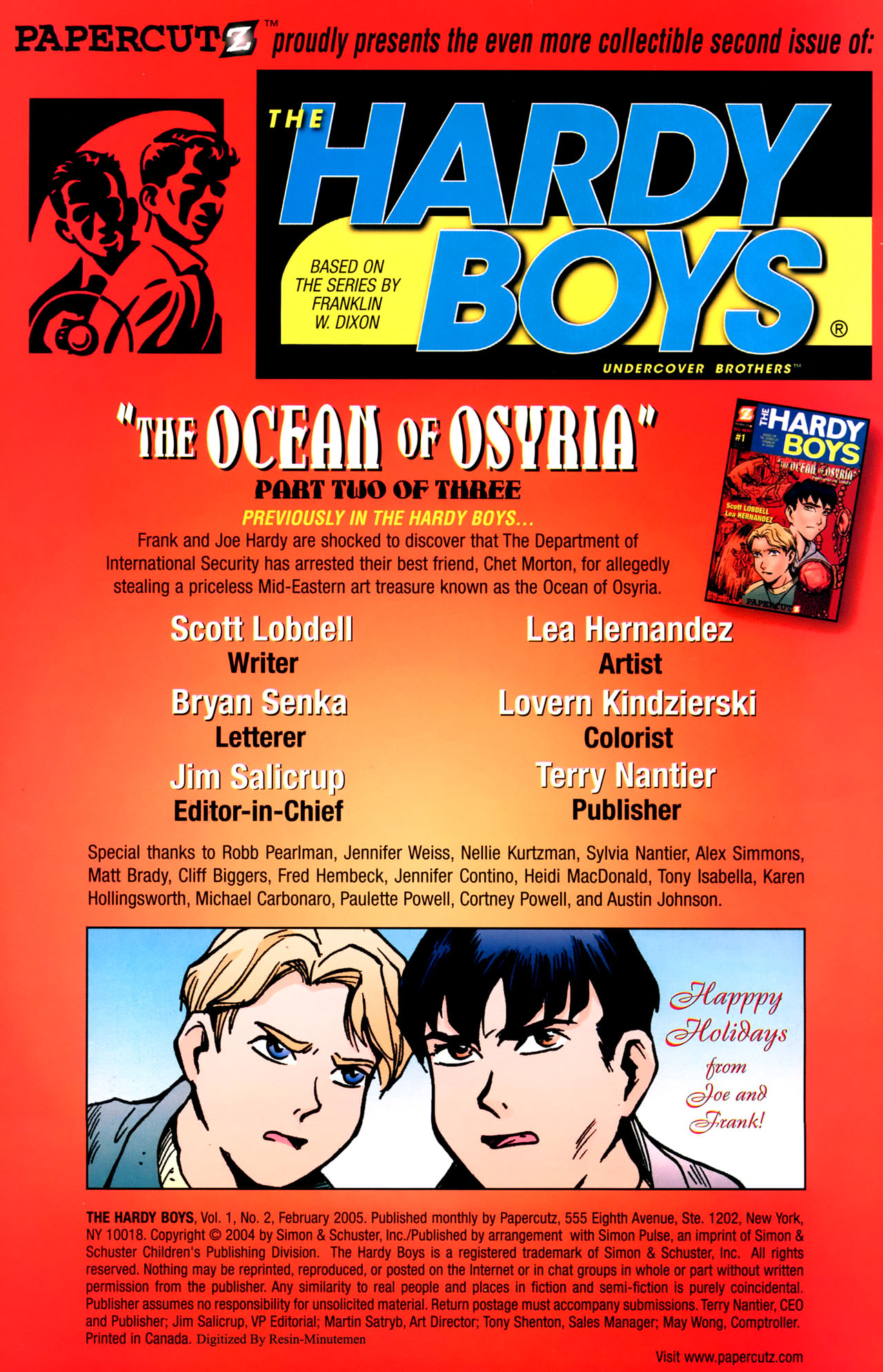 Read online The Hardy Boys comic -  Issue #2 - 2