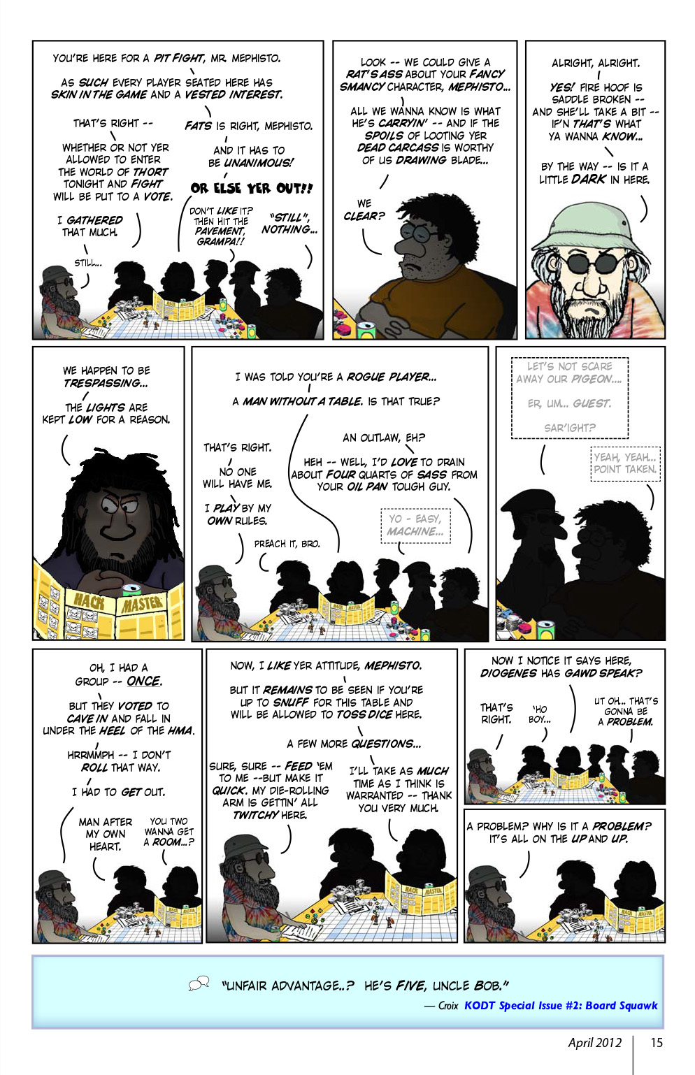 Read online Knights of the Dinner Table comic -  Issue #186 - 17