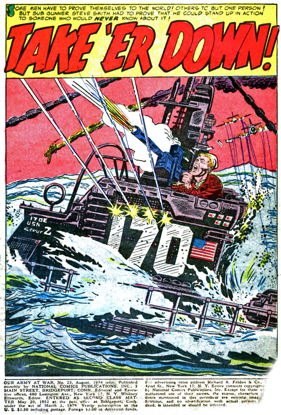 Read online Our Army at War (1952) comic -  Issue #25 - 3