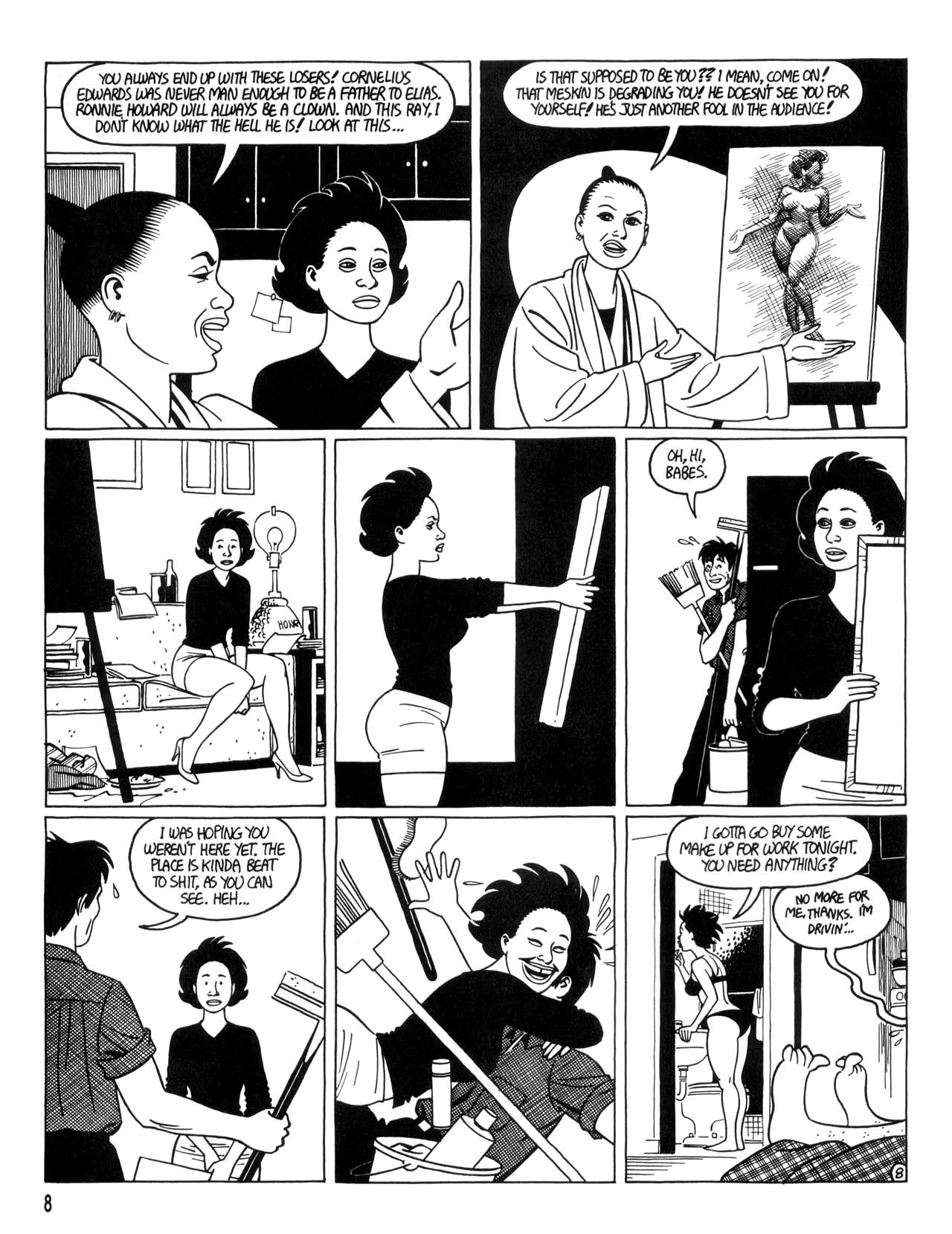 Read online Love and Rockets (1982) comic -  Issue #35 - 10