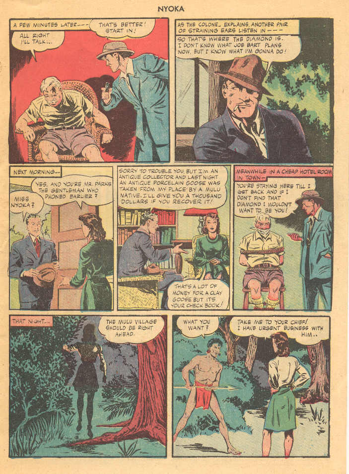 Read online Nyoka the Jungle Girl (1945) comic -  Issue #4 - 5