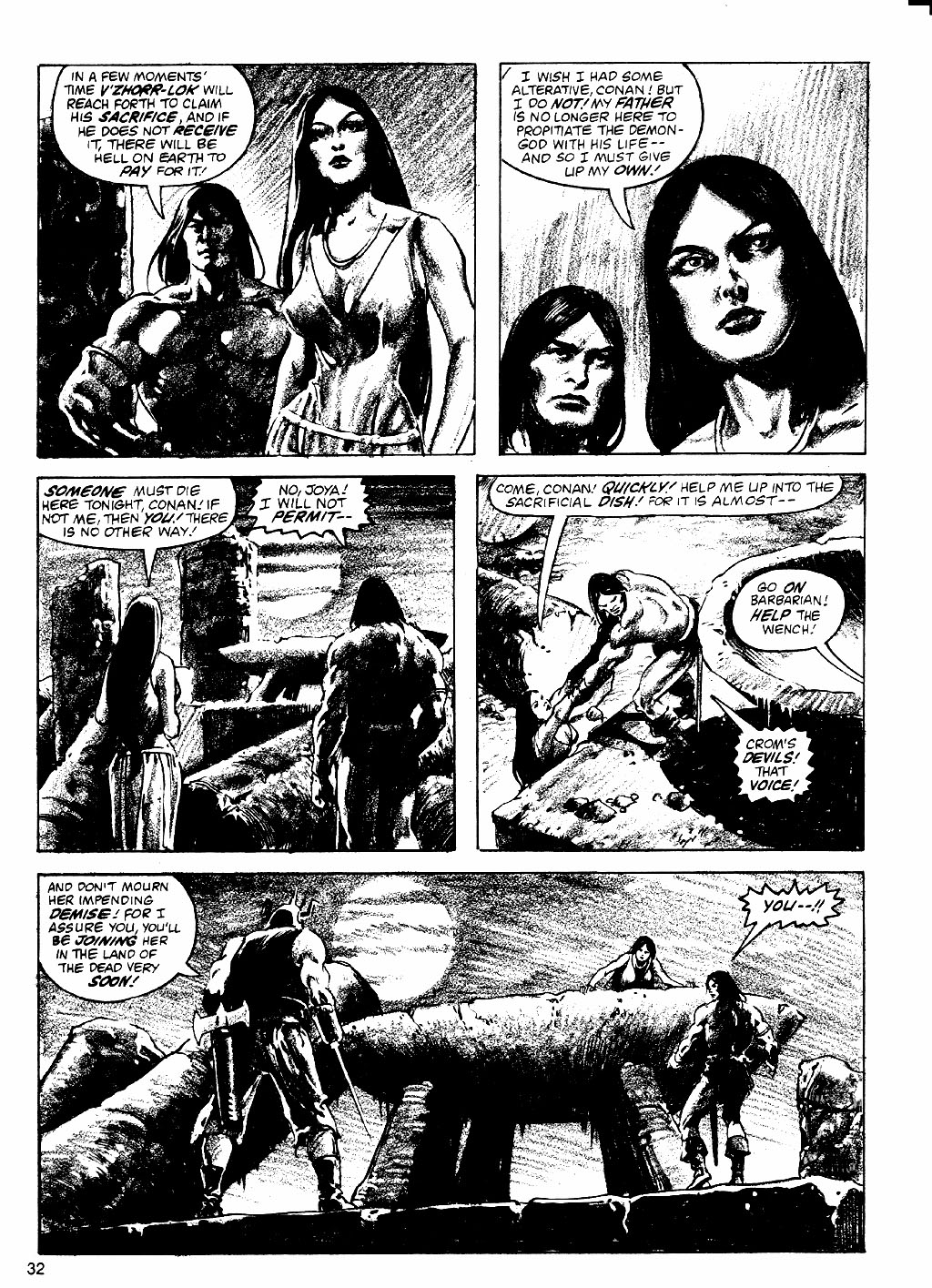 Read online The Savage Sword Of Conan comic -  Issue #83 - 32