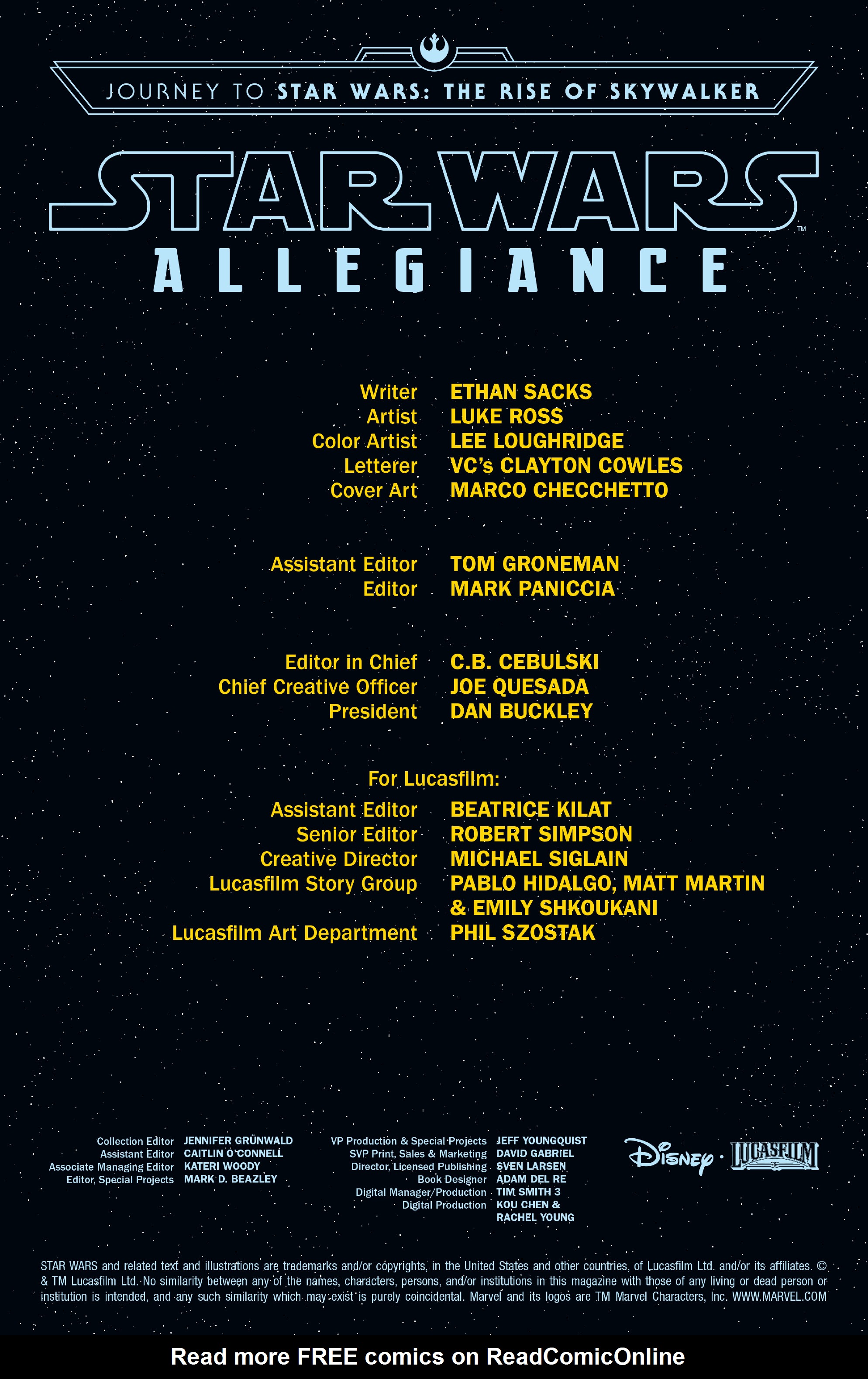 Read online Journey to Star Wars: The Rise Of Skywalker - Allegiance comic -  Issue # _TPB - 4