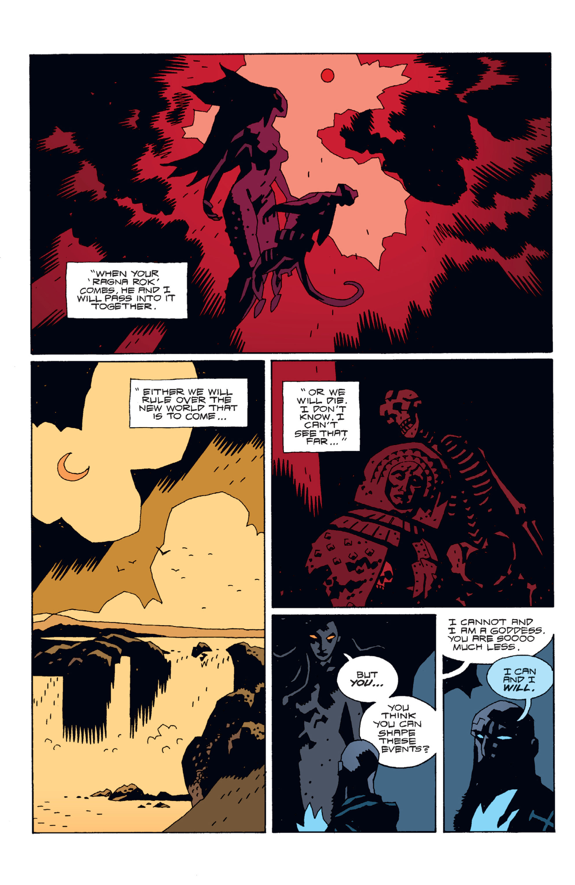 Read online Hellboy comic -  Issue #5 - 135