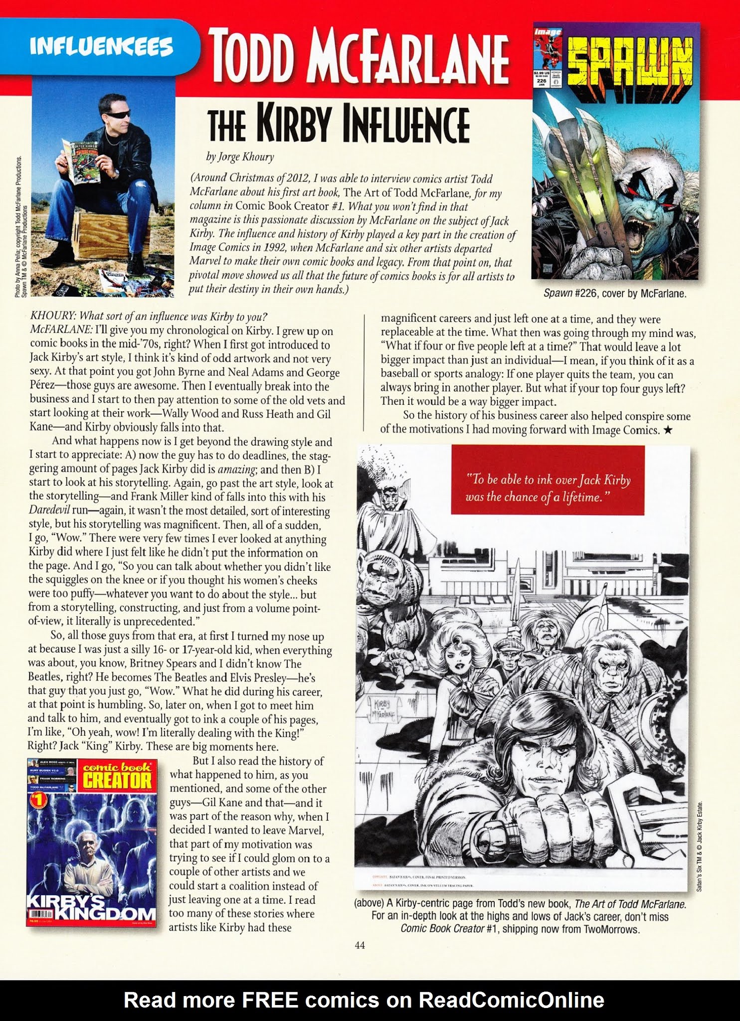Read online The Jack Kirby Collector comic -  Issue #61 - 44