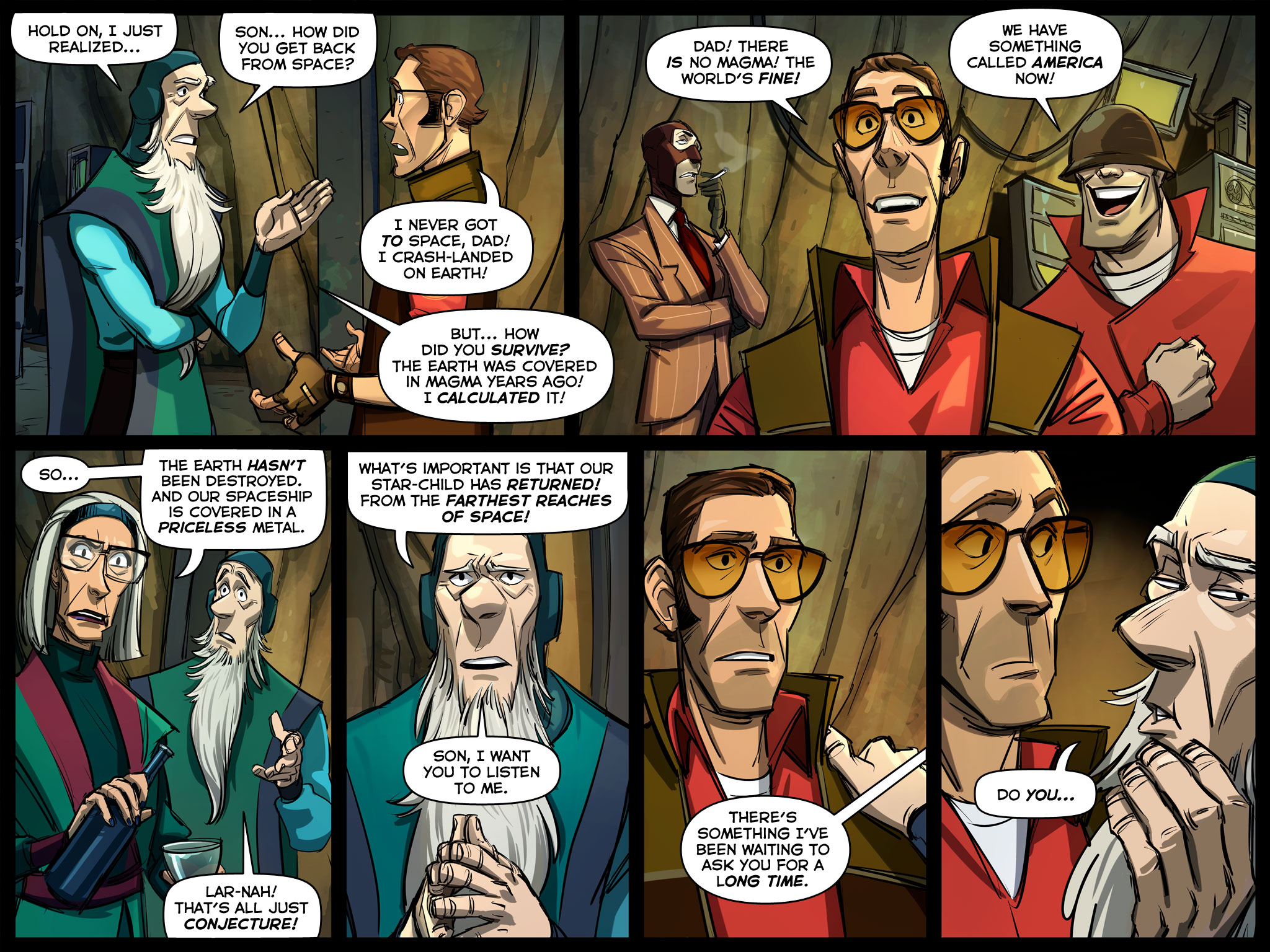 Read online Team Fortress 2 comic -  Issue #4 - 100