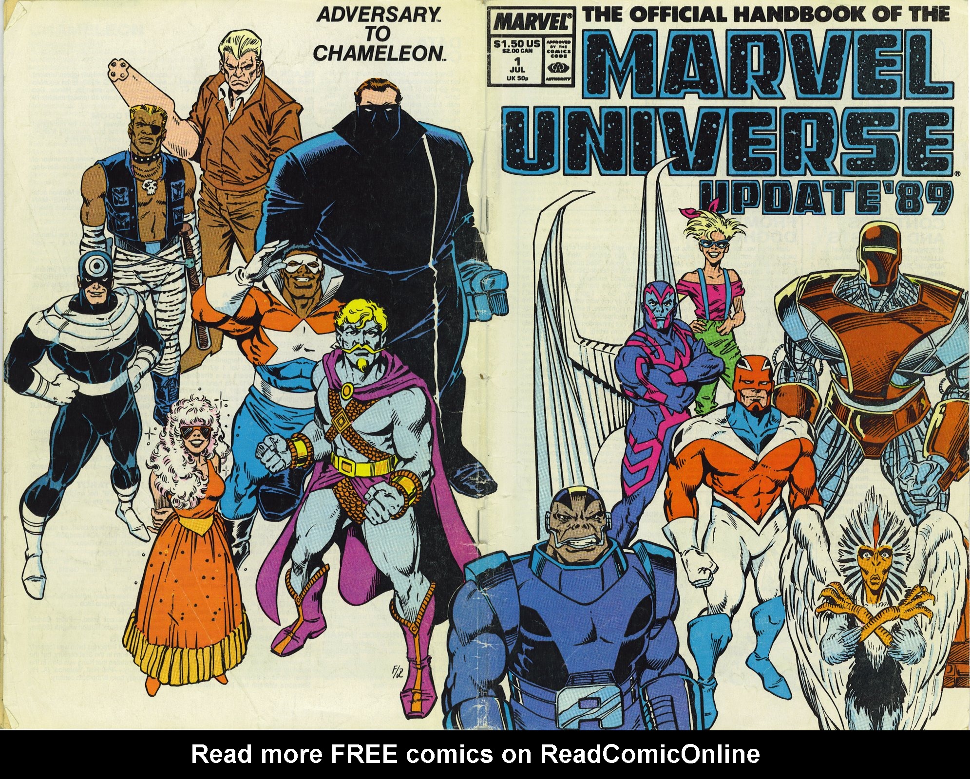 Read online The Official Handbook of the Marvel Universe: Update '89 comic -  Issue #1 - 2