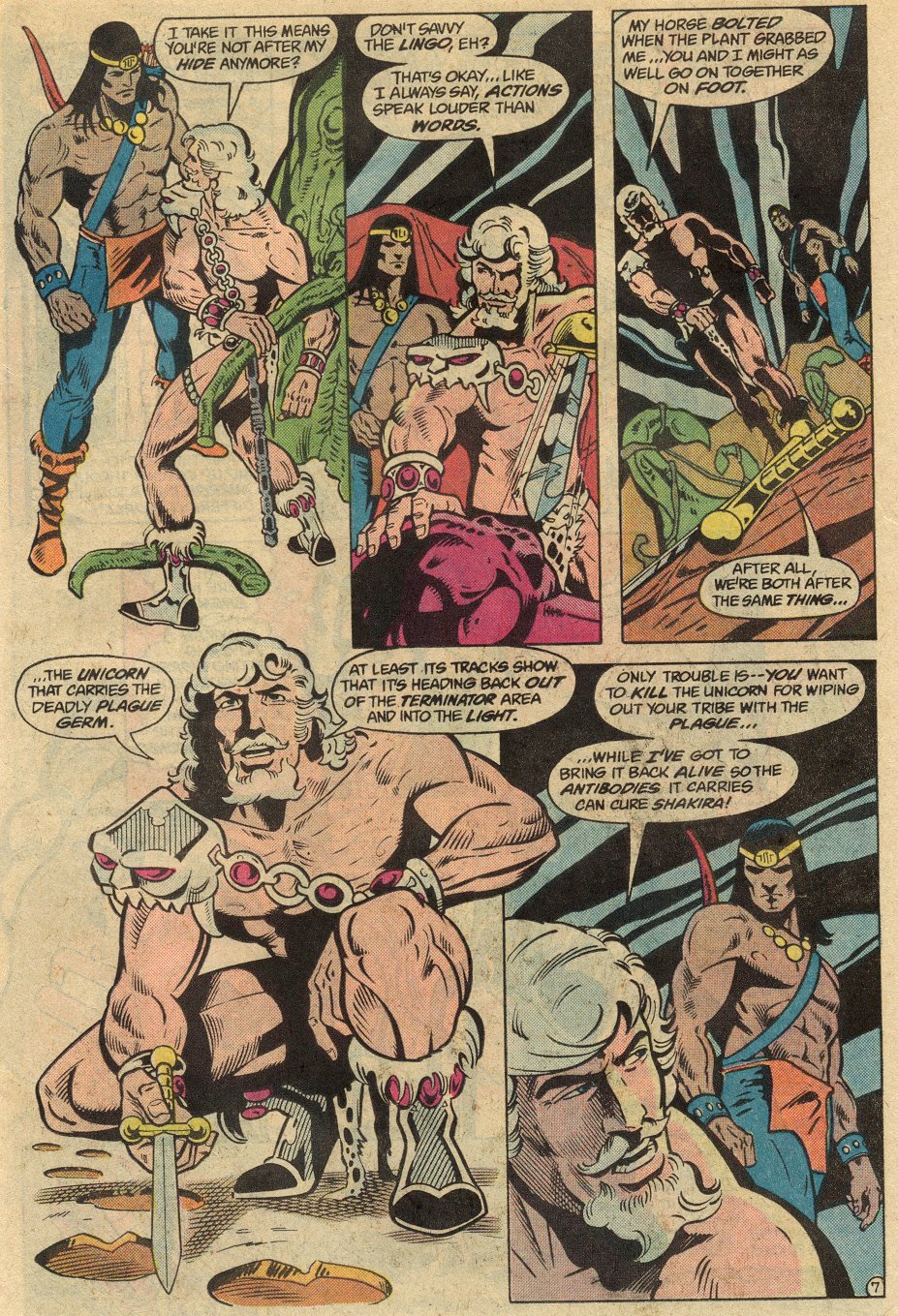 Read online Warlord (1976) comic -  Issue #73 - 7