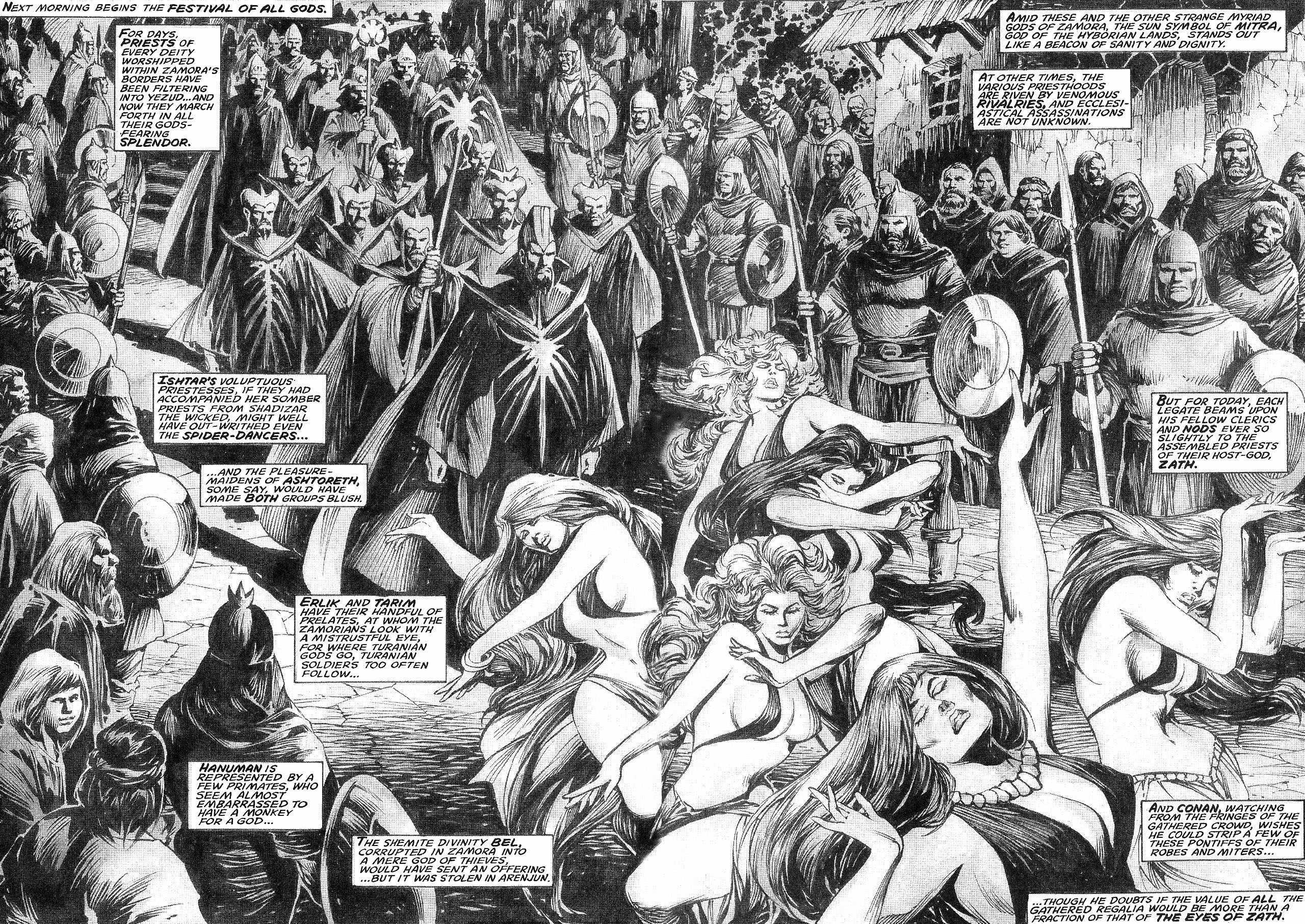 Read online The Savage Sword Of Conan comic -  Issue #210 - 12
