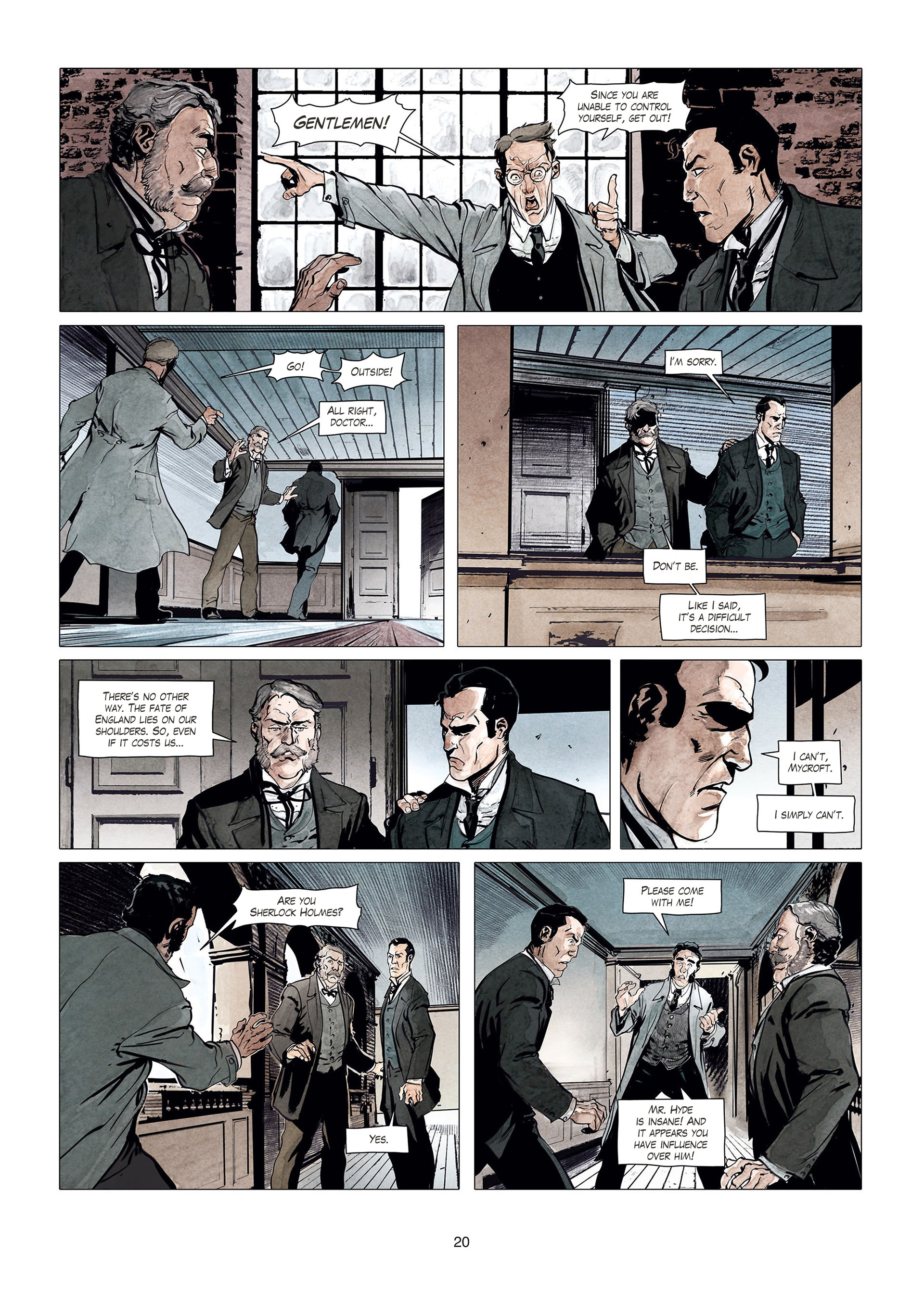 Read online Sherlock Holmes Society Tome 4 : Contamination comic -  Issue # Full - 20