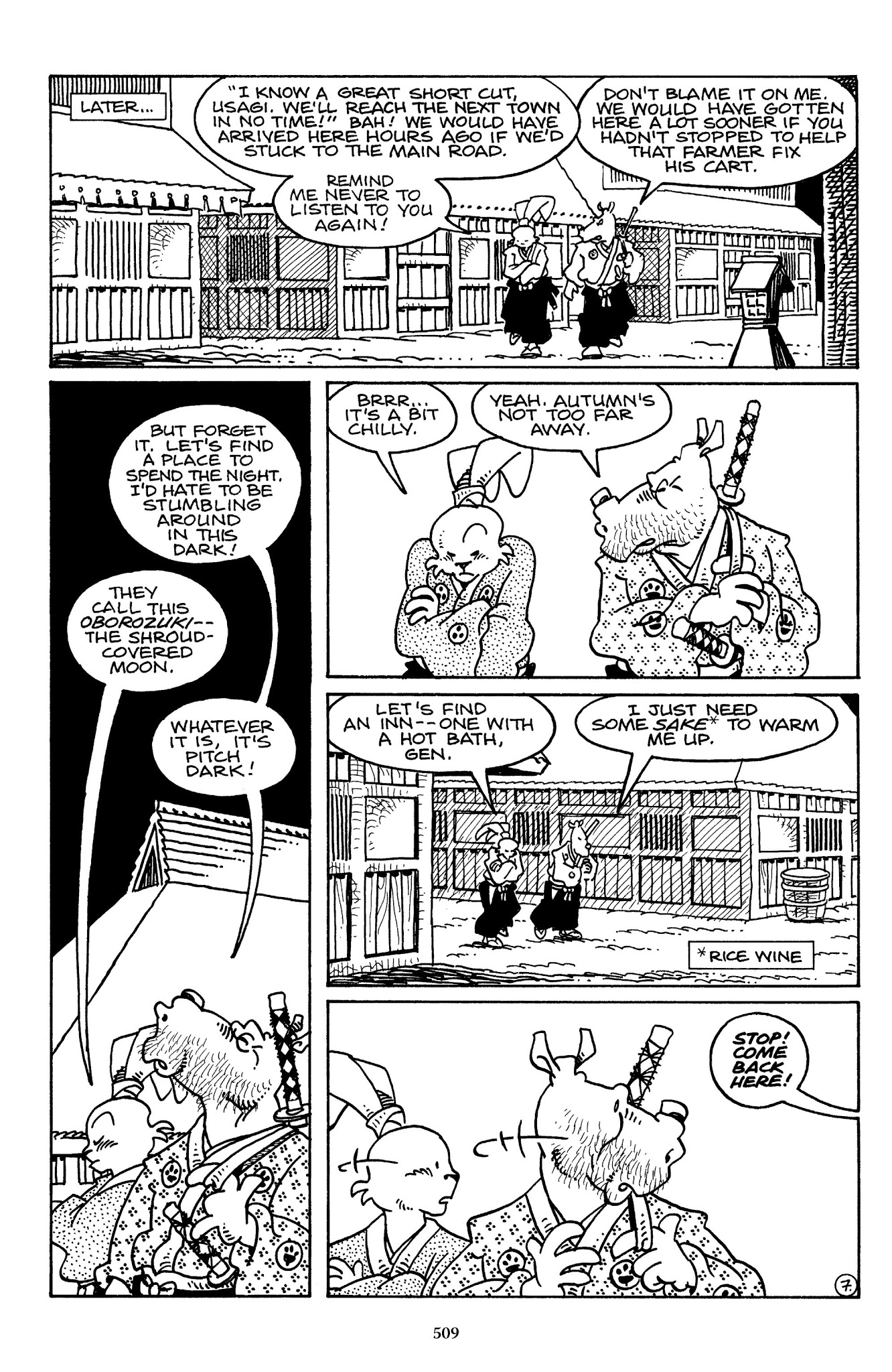 Read online The Usagi Yojimbo Saga comic -  Issue # TPB 3 - 504