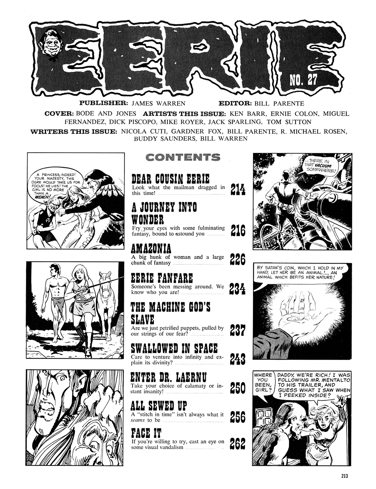 Read online Eerie Archives comic -  Issue # TPB 5 - 214