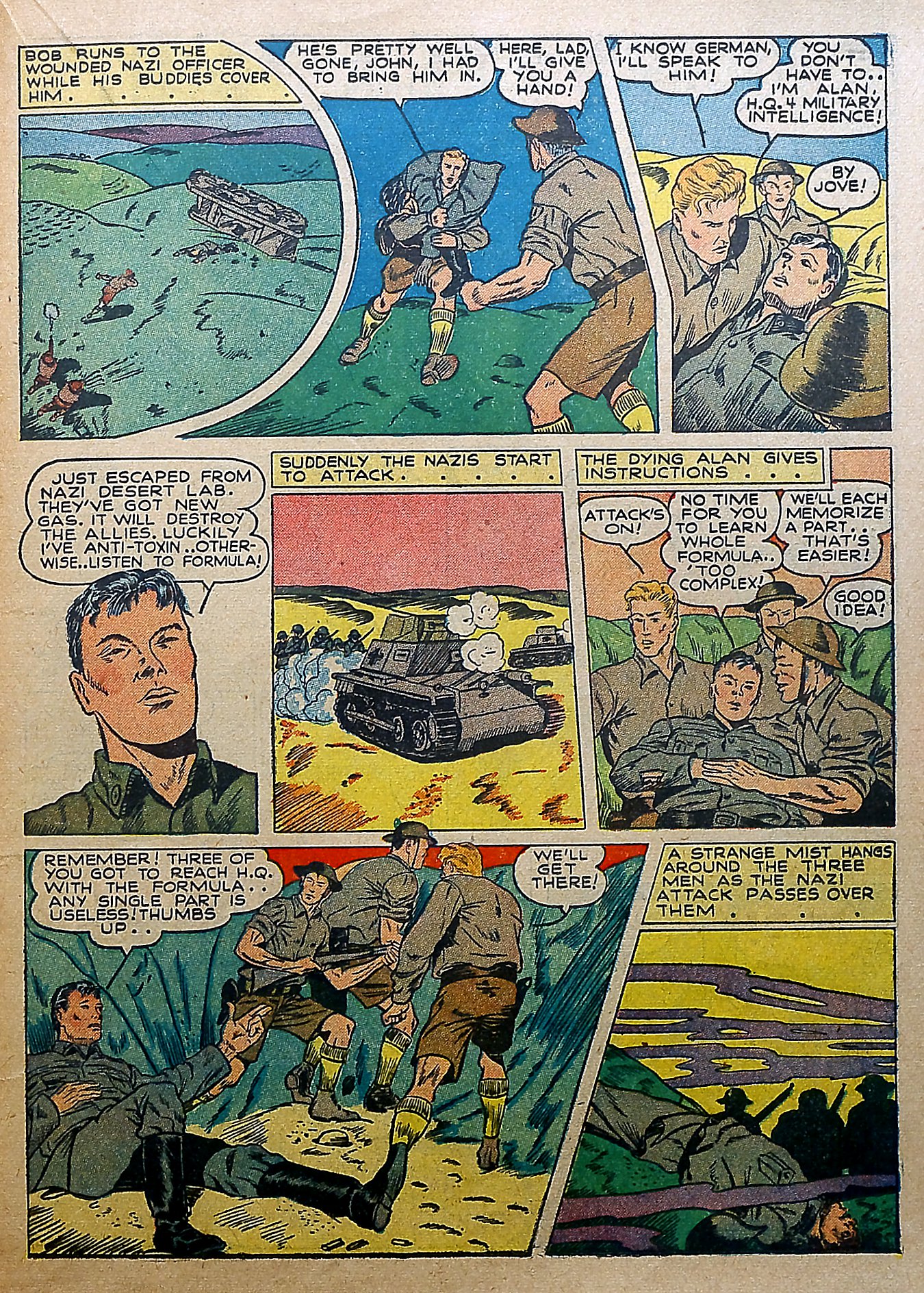 Read online Our Flag Comics comic -  Issue #5 - 32