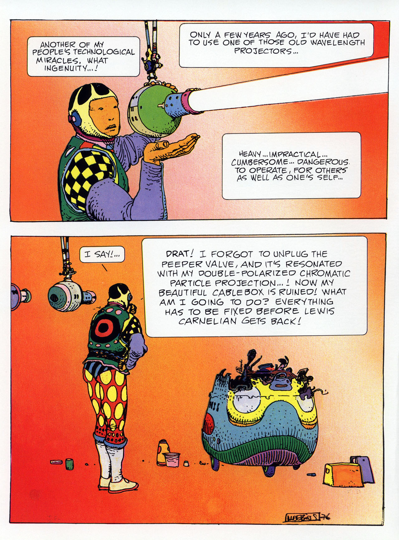 Read online Epic Graphic Novel: Moebius comic -  Issue # TPB 3 - 24