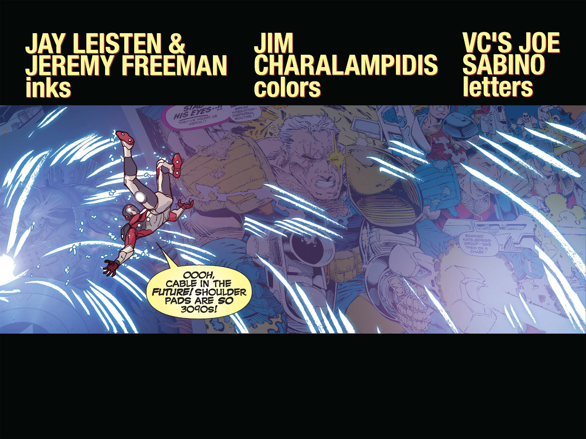 Read online Deadpool & Cable: Split Second Infinite Comic comic -  Issue #5 - 5
