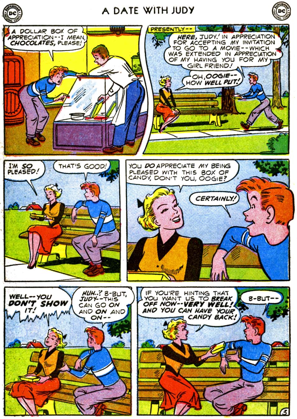 Read online A Date with Judy comic -  Issue #40 - 12