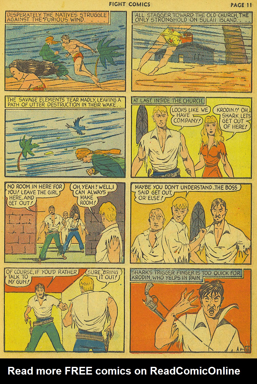 Read online Fight Comics comic -  Issue #6 - 13