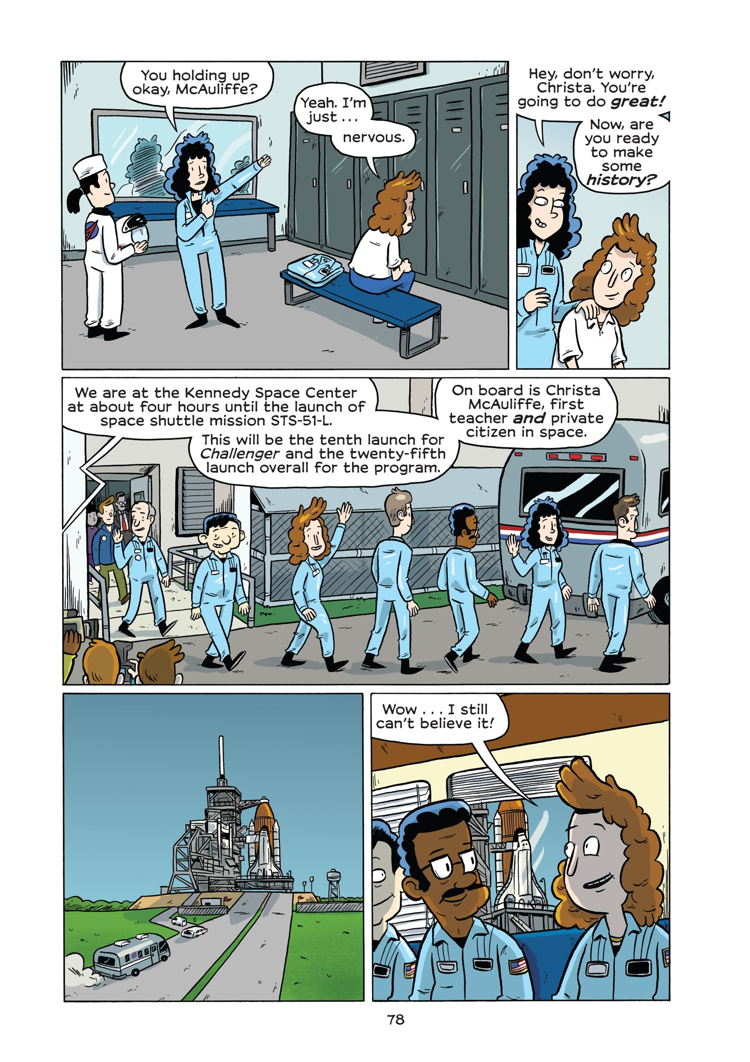 Read online History Comics comic -  Issue # The Challenger Disaster: Tragedy in the Skies - 84