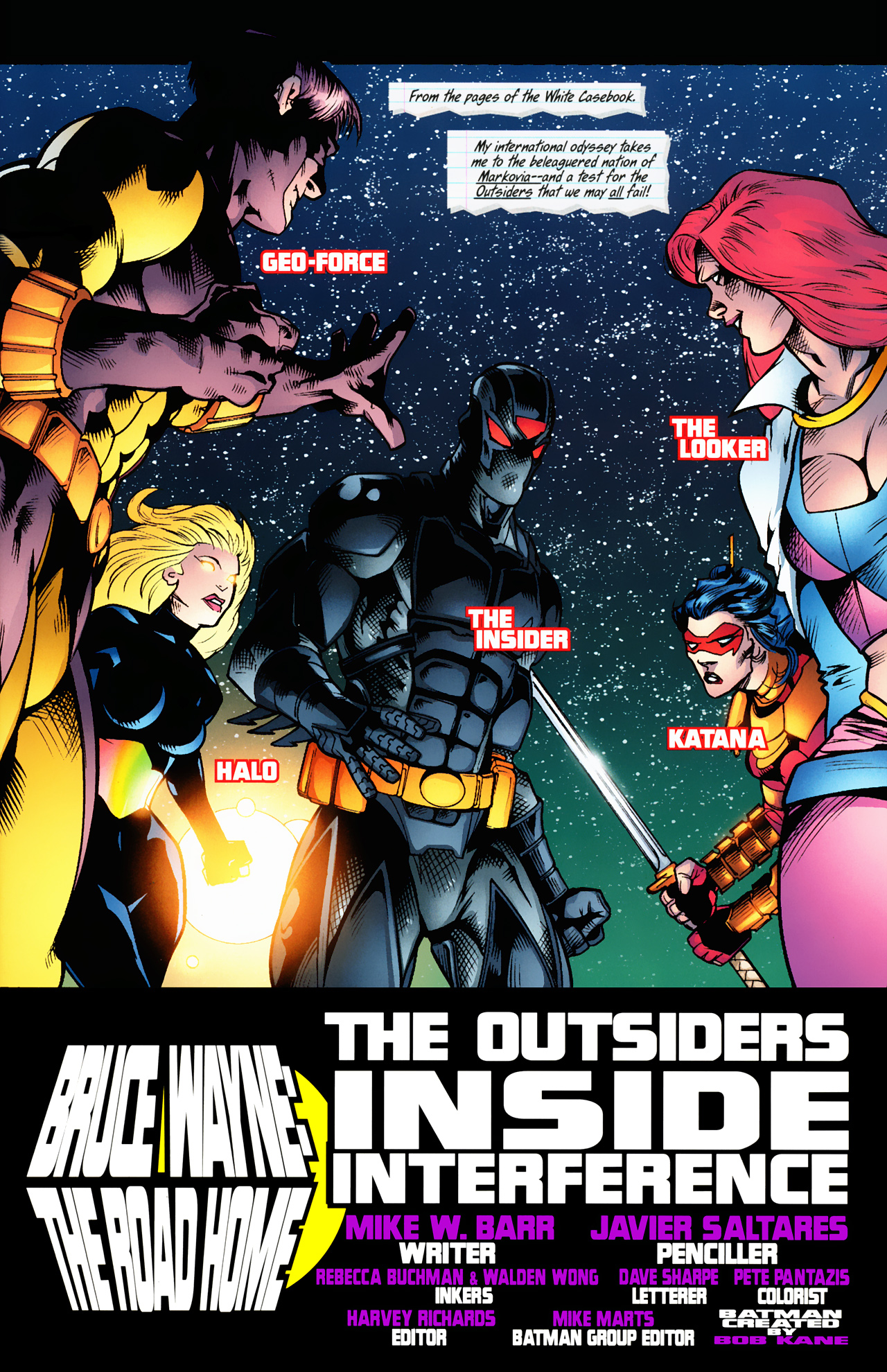Read online Bruce Wayne: The Road Home comic -  Issue # Issue Outsiders - 2